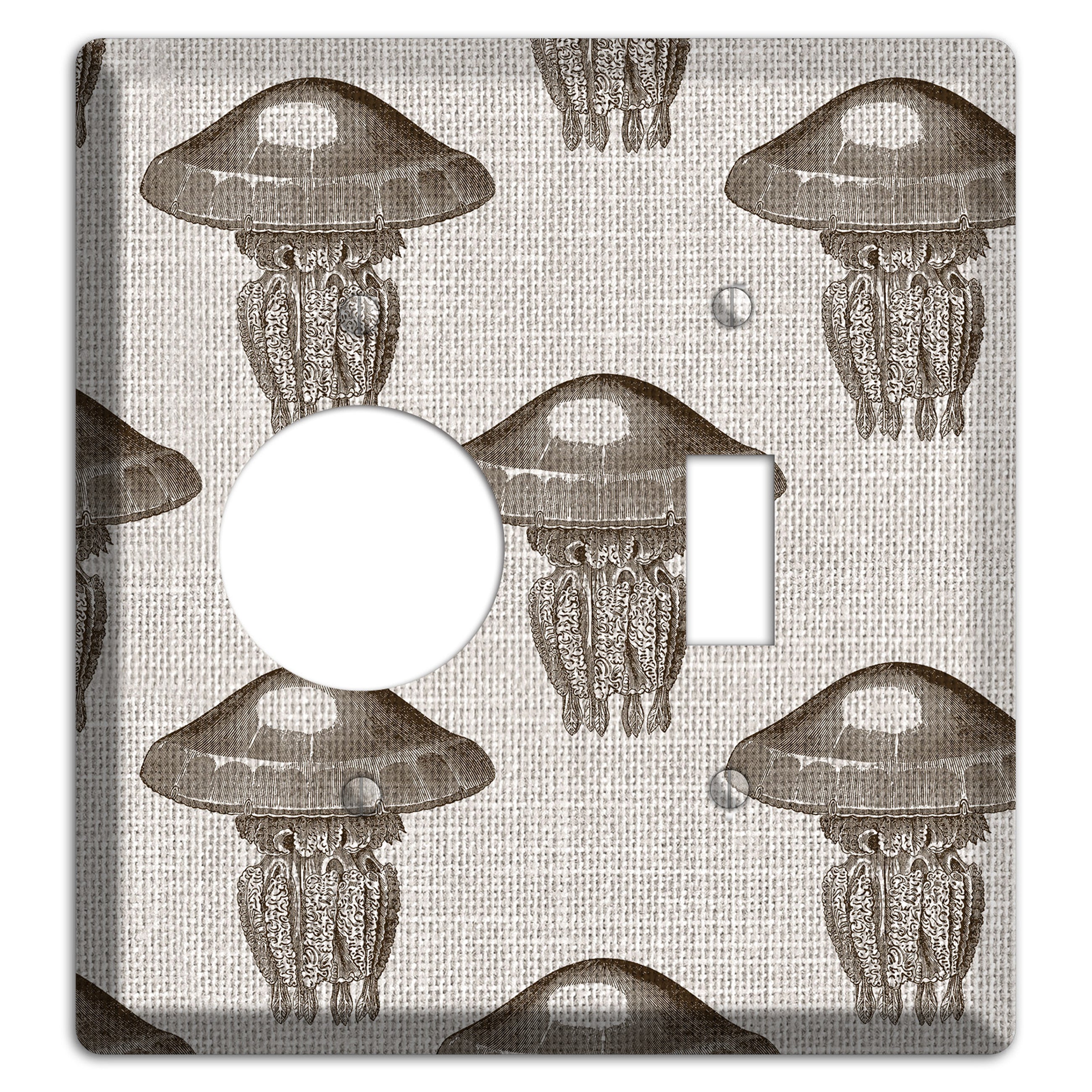 Jelly Drift Receptacle / Toggle Wallplate