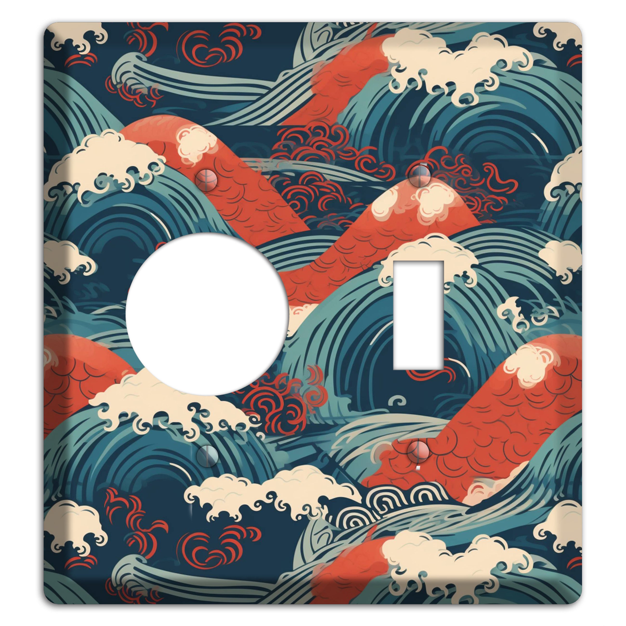 Koi & Tempest Receptacle / Toggle Wallplate