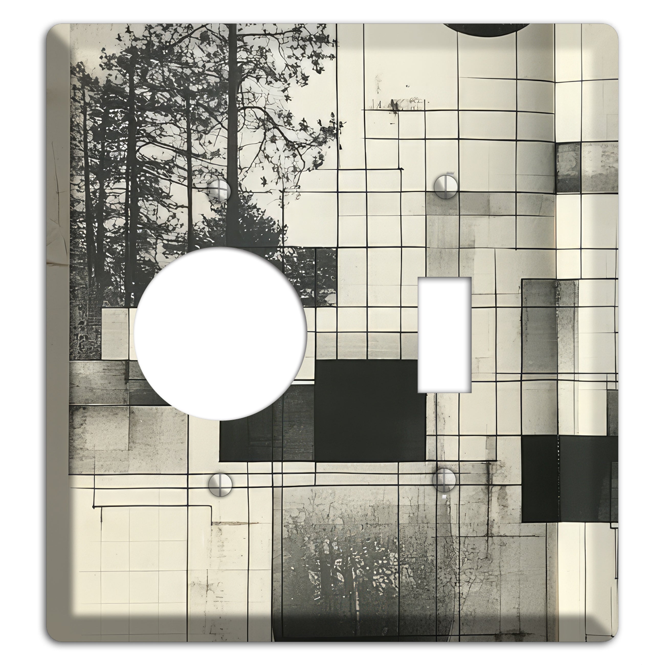 Cartographer's Dream Receptacle / Toggle Wallplate