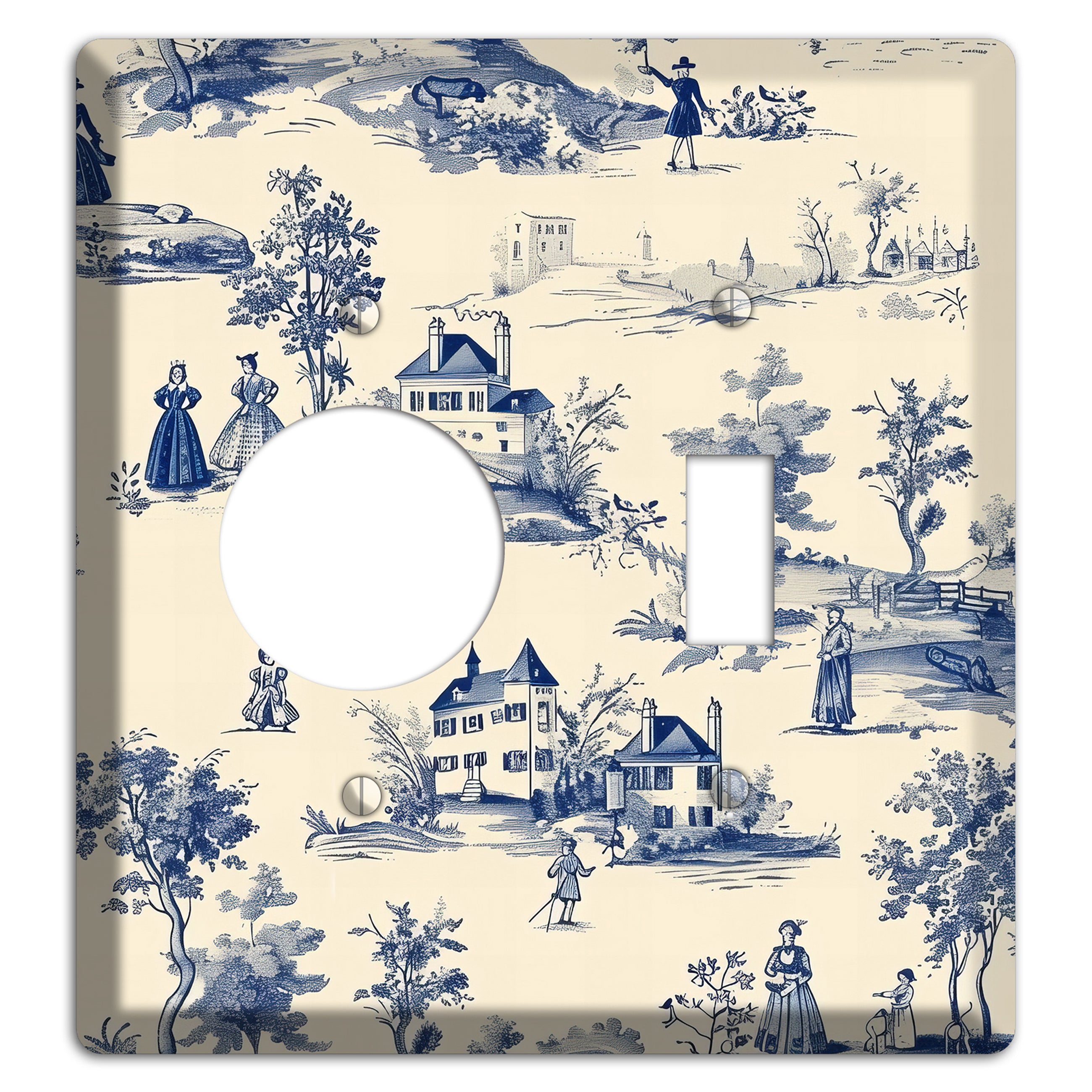 Pastoral Letter Receptacle / Toggle Wallplate