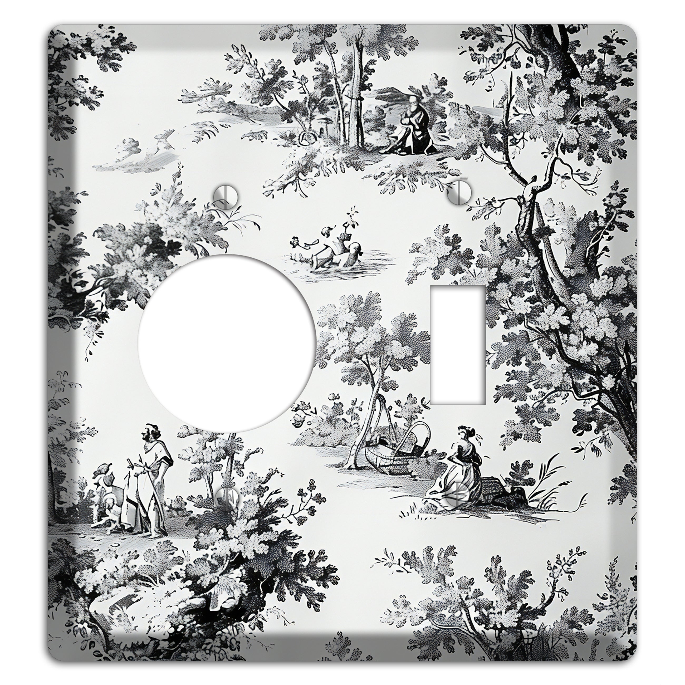 Pastoral Whisper Receptacle / Toggle Wallplate