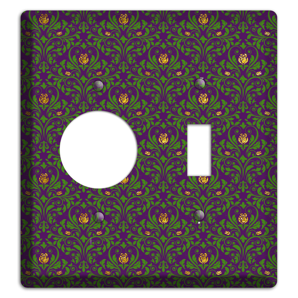 Jester‚Äôs Damask Receptacle / Toggle Wallplate