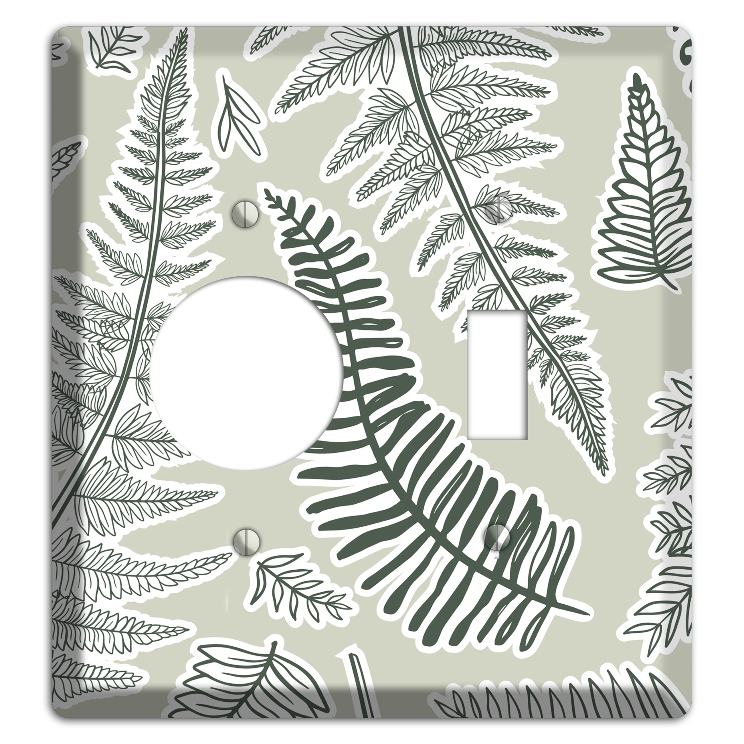 Forest Floor Scatter Receptacle / Toggle Wallplate