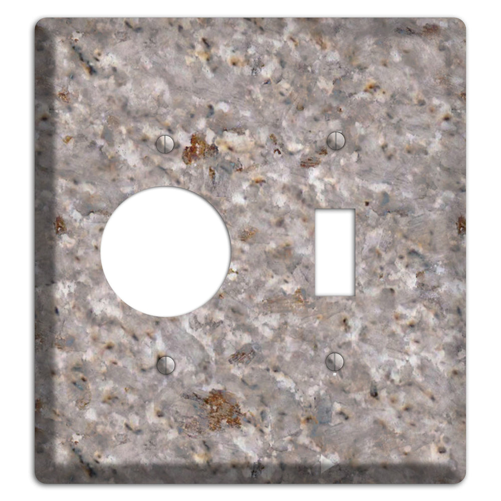 Kashmir White Granite Receptacle / Toggle Wallplate