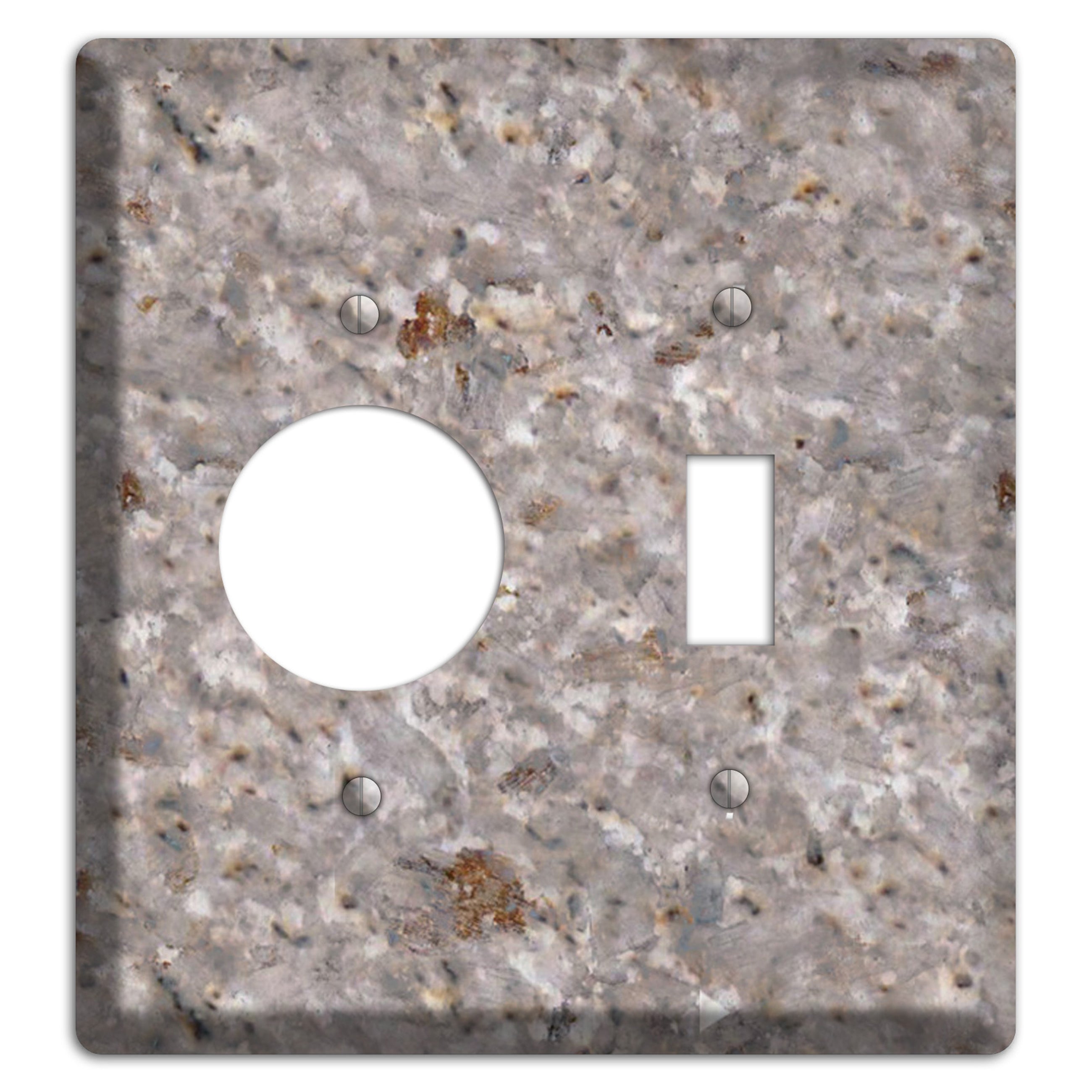 Kashmir White Granite Receptacle / Toggle Wallplate