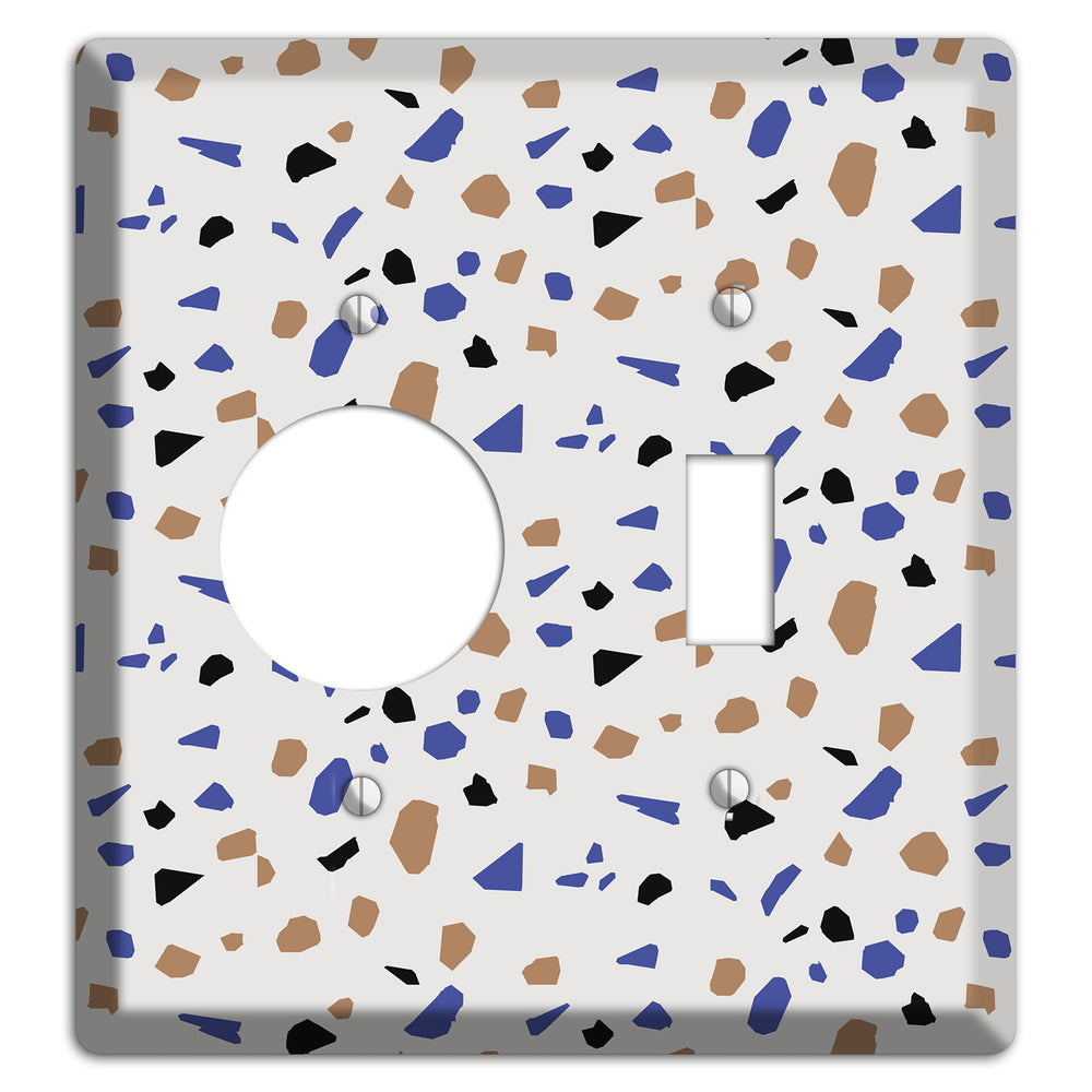 Retro Pop Terrazzo Receptacle / Toggle Wallplate