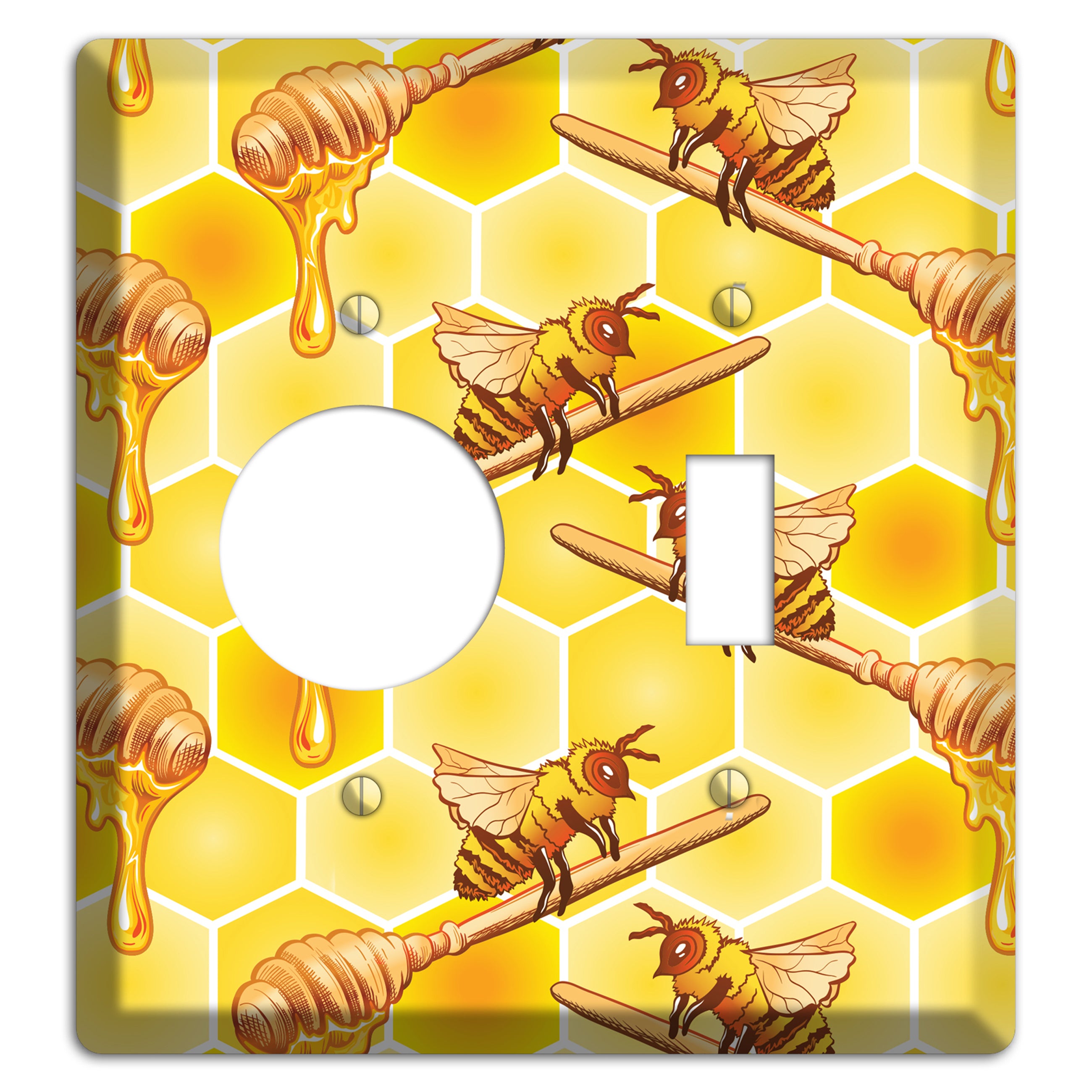 Honeyed Vigil Receptacle / Toggle Wallplate