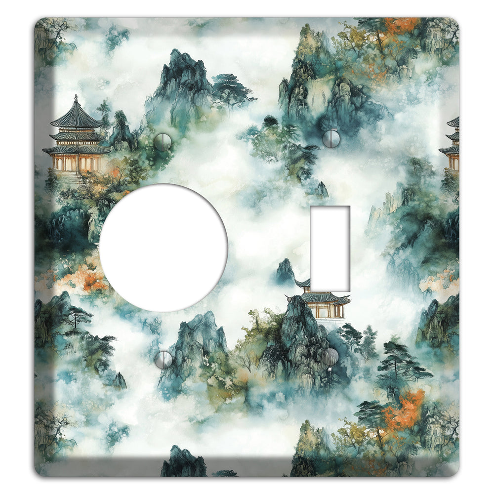Pavilions in the Mist Receptacle / Toggle Wallplate