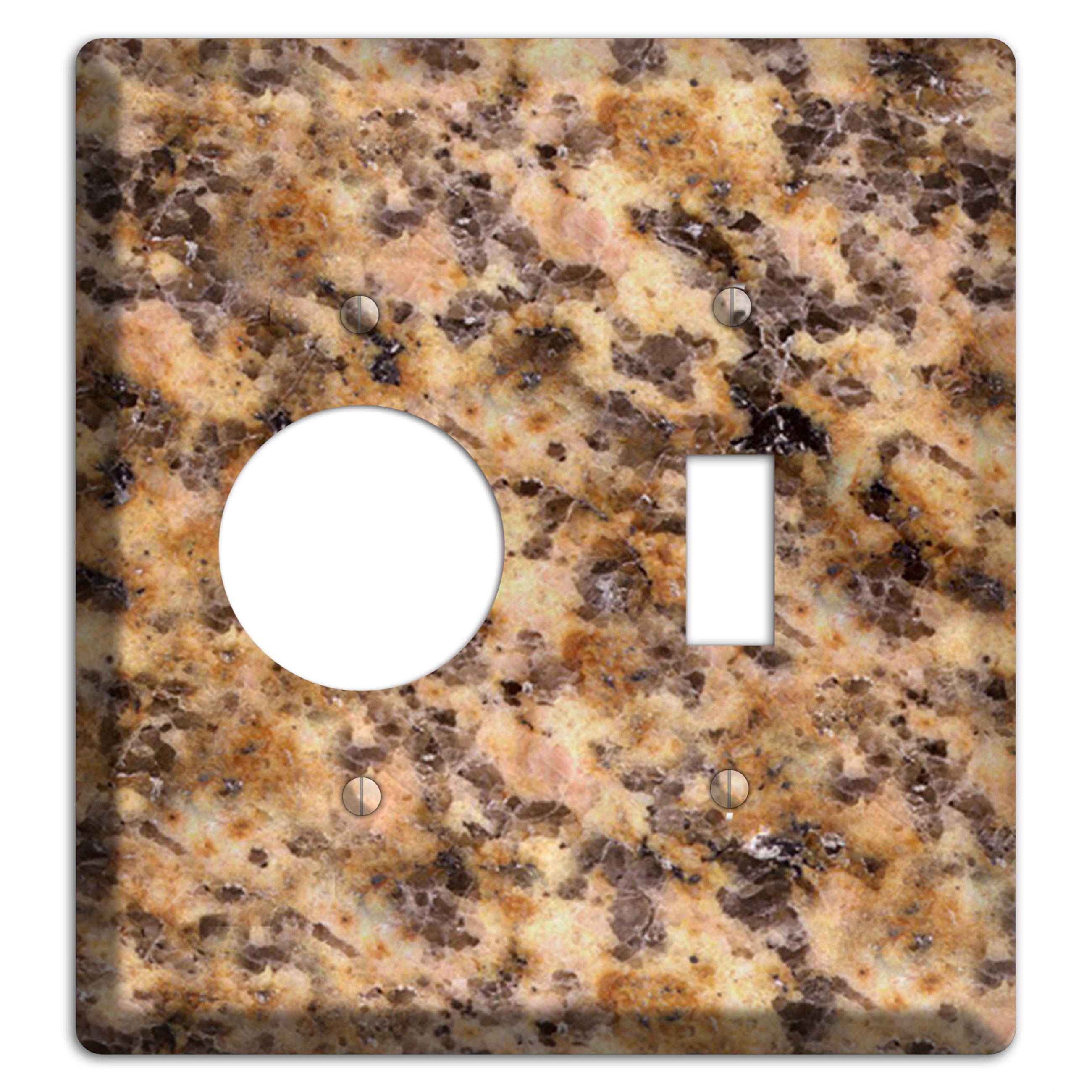 Lapidus Granite Receptacle / Toggle Wallplate