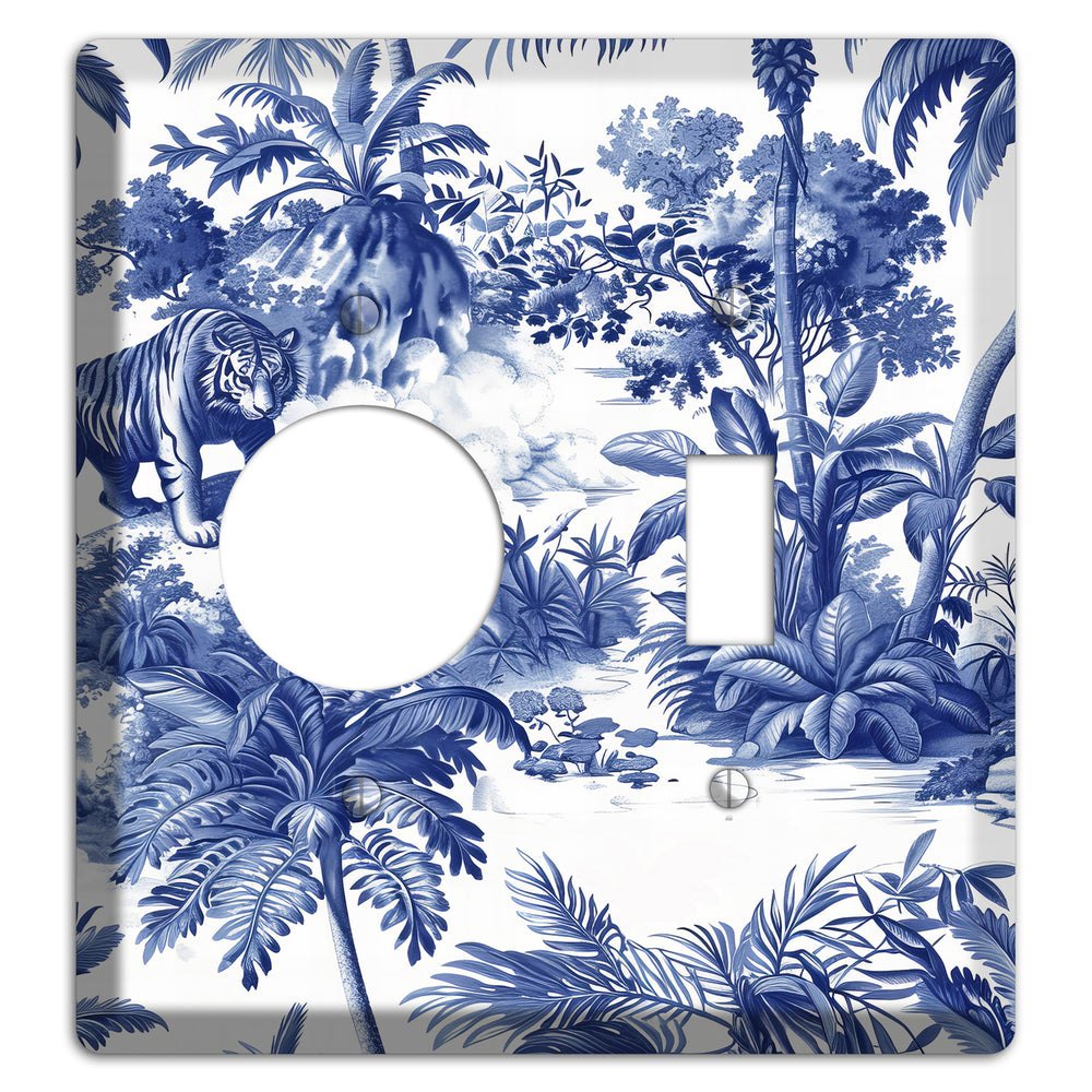 Bengal & Palm Receptacle / Toggle Wallplate