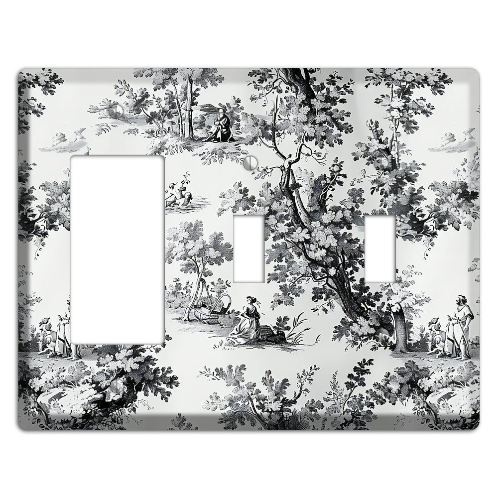 Pastoral Whisper Rocker / 2 Toggle Wallplate