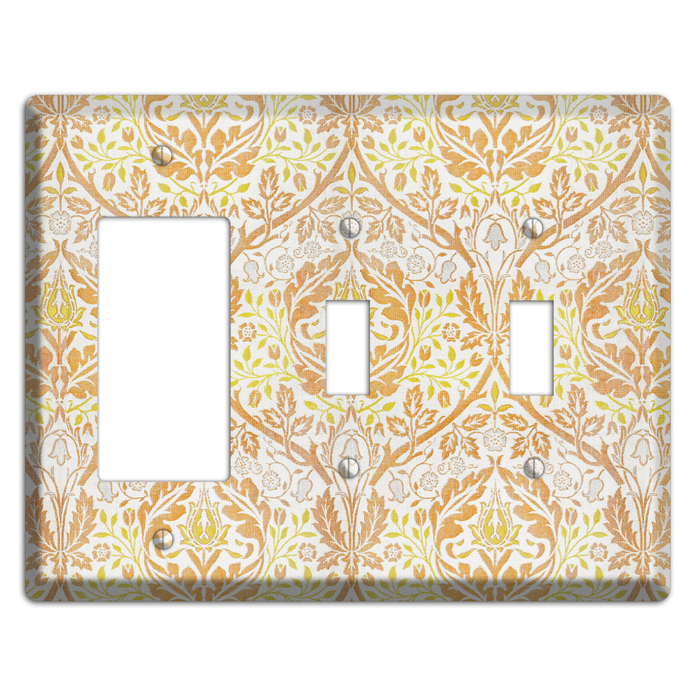 Citrus Tapestry Rocker / 2 Toggle Wallplate