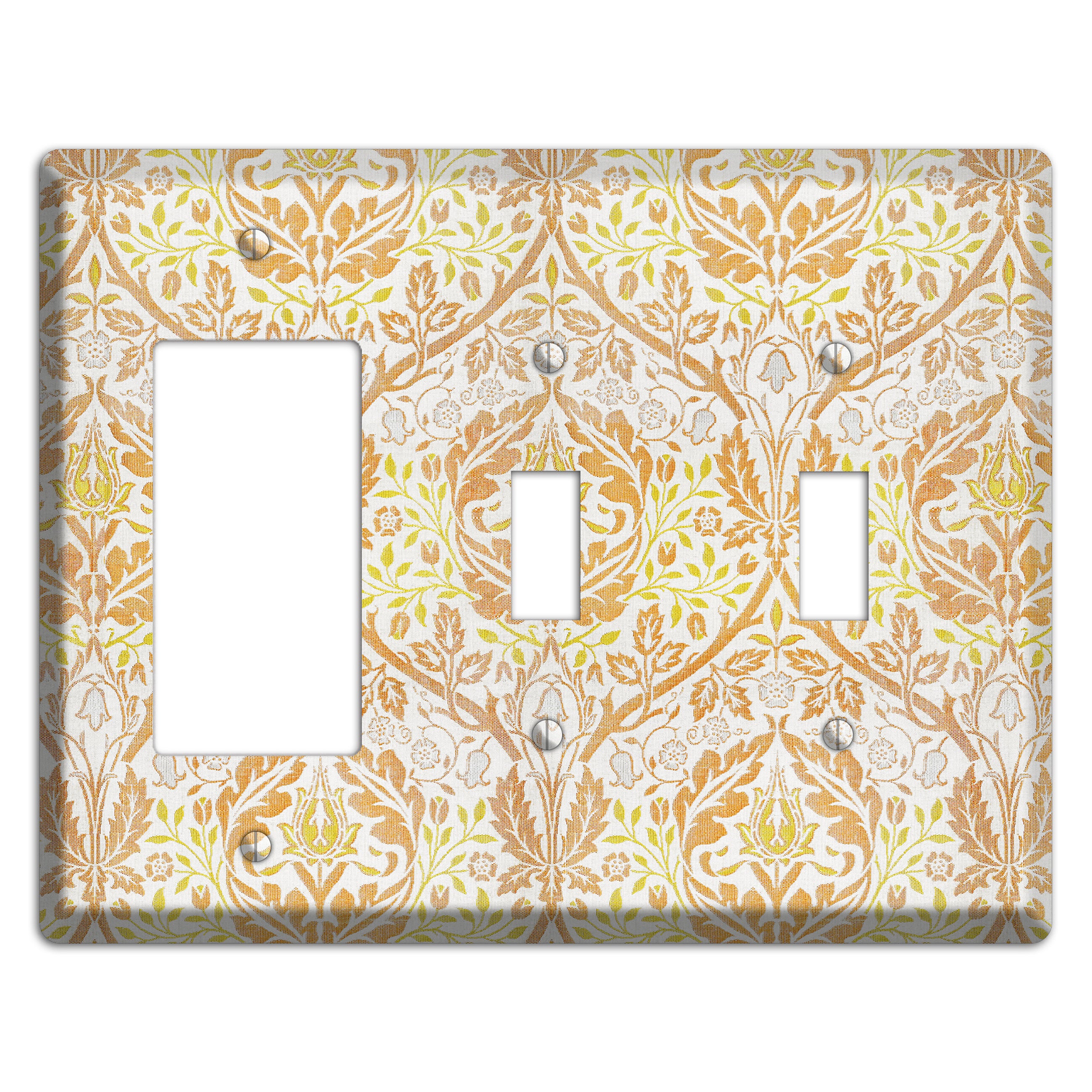 Citrus Tapestry Rocker / 2 Toggle Wallplate
