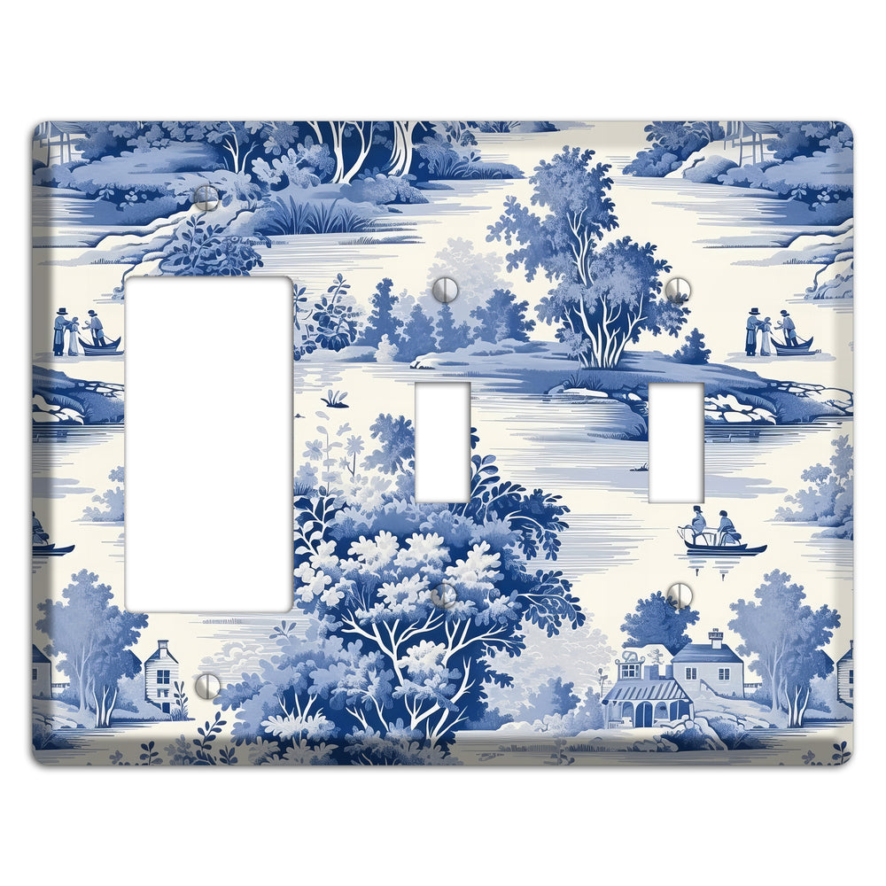 River & Reverie Rocker / 2 Toggle Wallplate