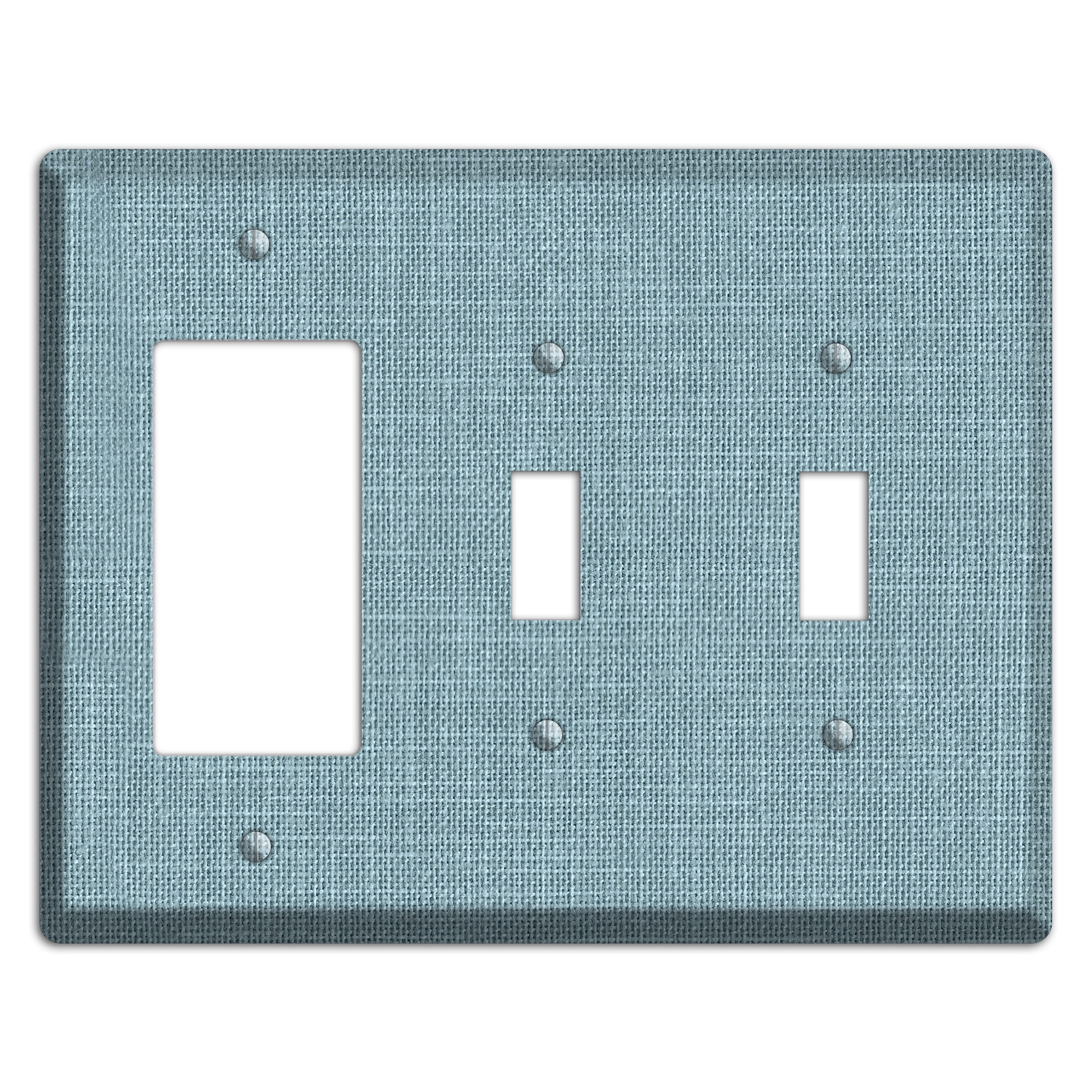 Linen Sky Rocker / 2 Toggle Wallplate