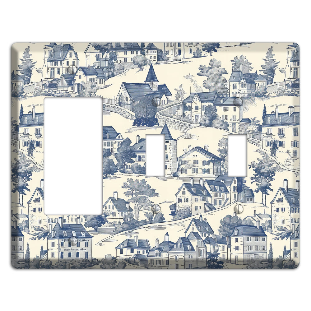 Village Chronicle Rocker / 2 Toggle Wallplate