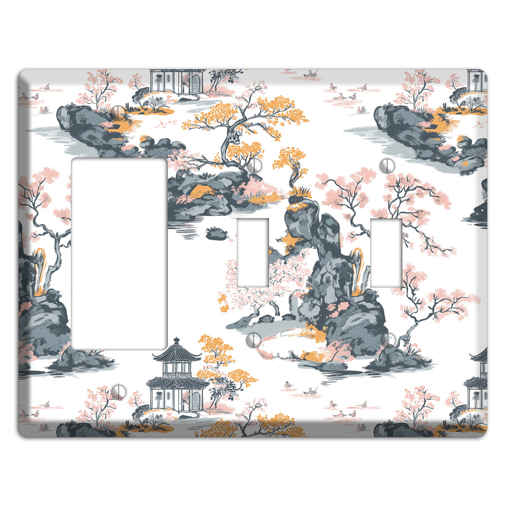 Stone Garden Reverie Rocker / 2 Toggle Wallplate