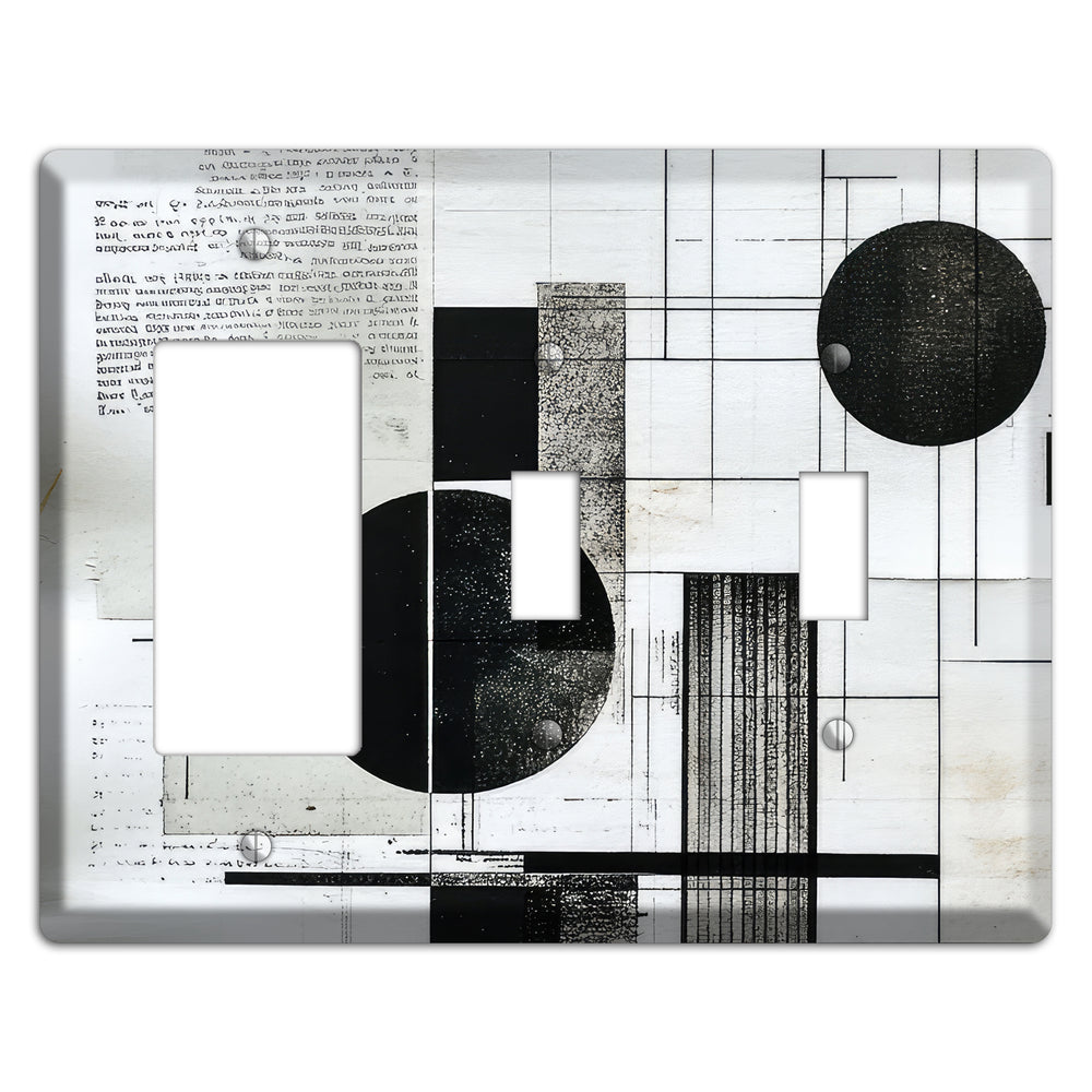 Cartographer's Dream Rocker / 2 Toggle Wallplate