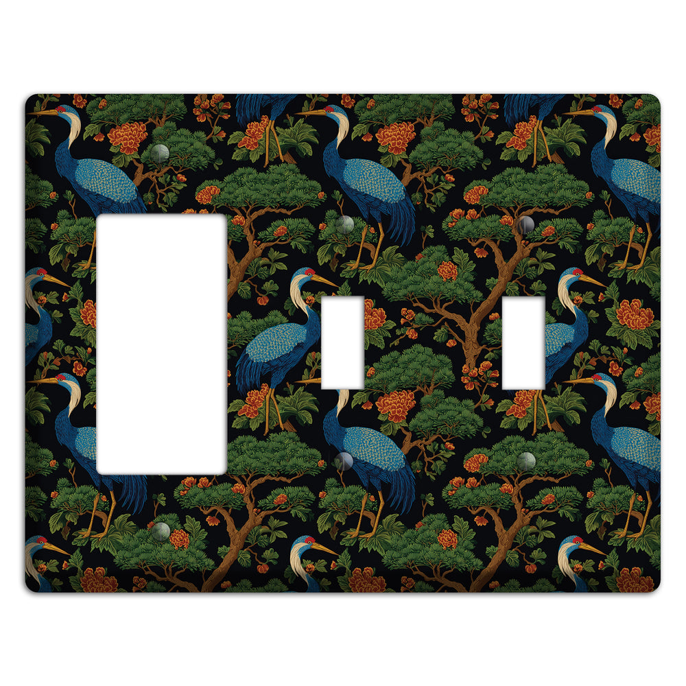 Cobalt Pine Vigil Rocker / 2 Toggle Wallplate