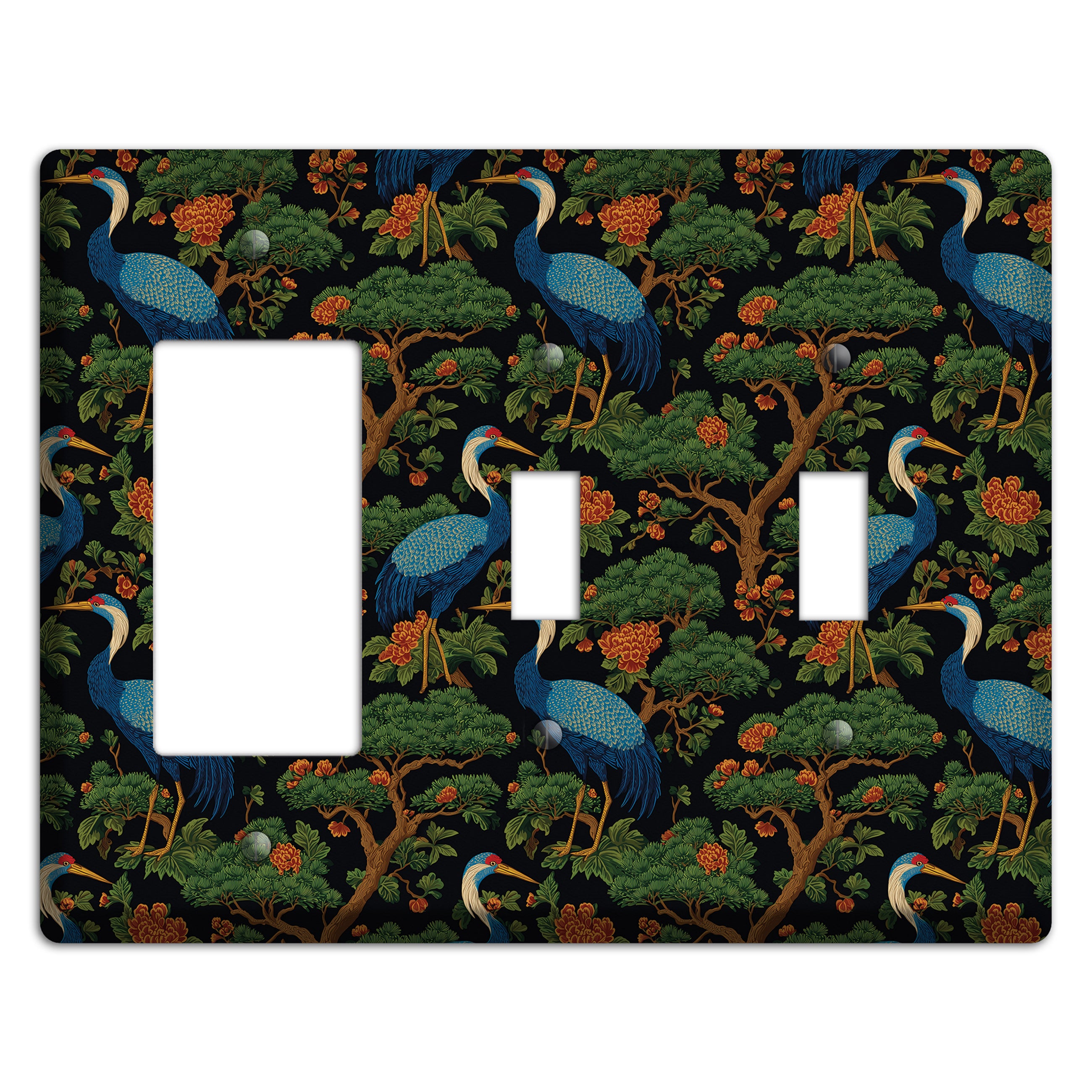 Cobalt Pine Vigil Rocker / 2 Toggle Wallplate