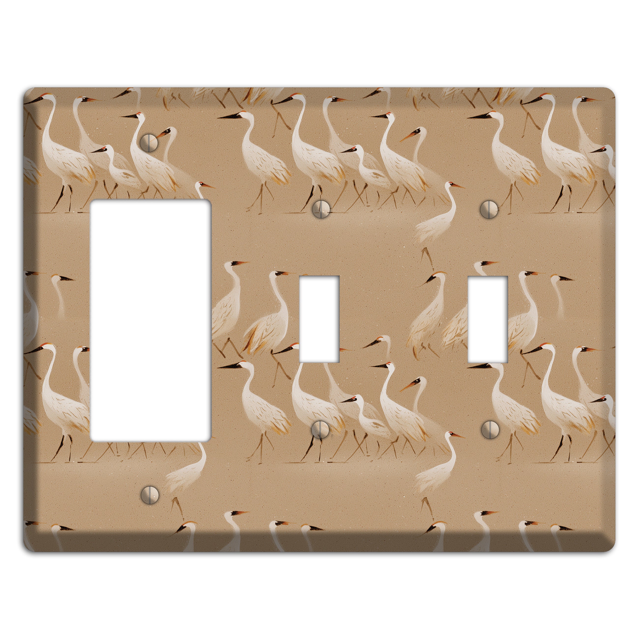 Sandy Shore Gathering Rocker / 2 Toggle Wallplate