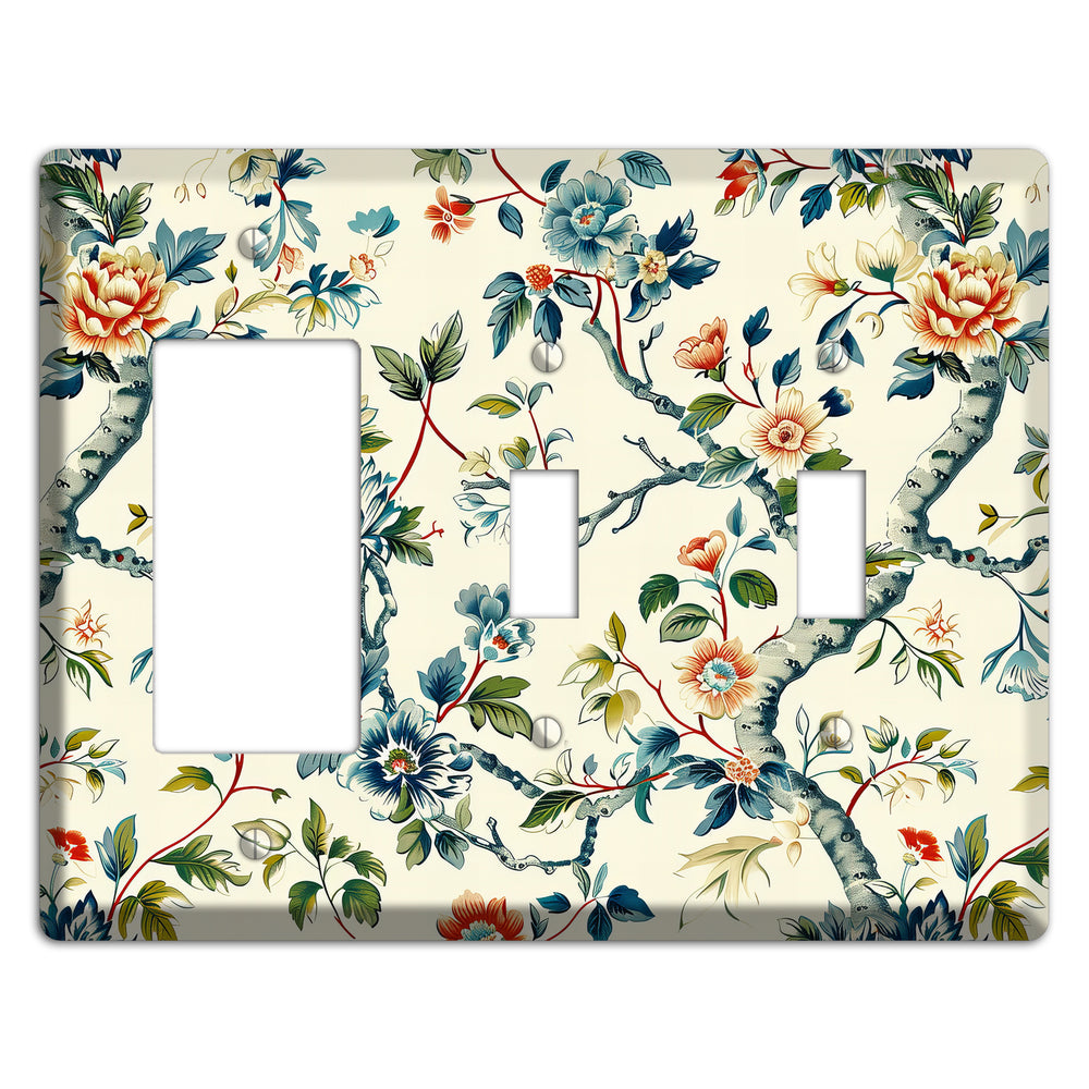 Wandering Bough Rocker / 2 Toggle Wallplate
