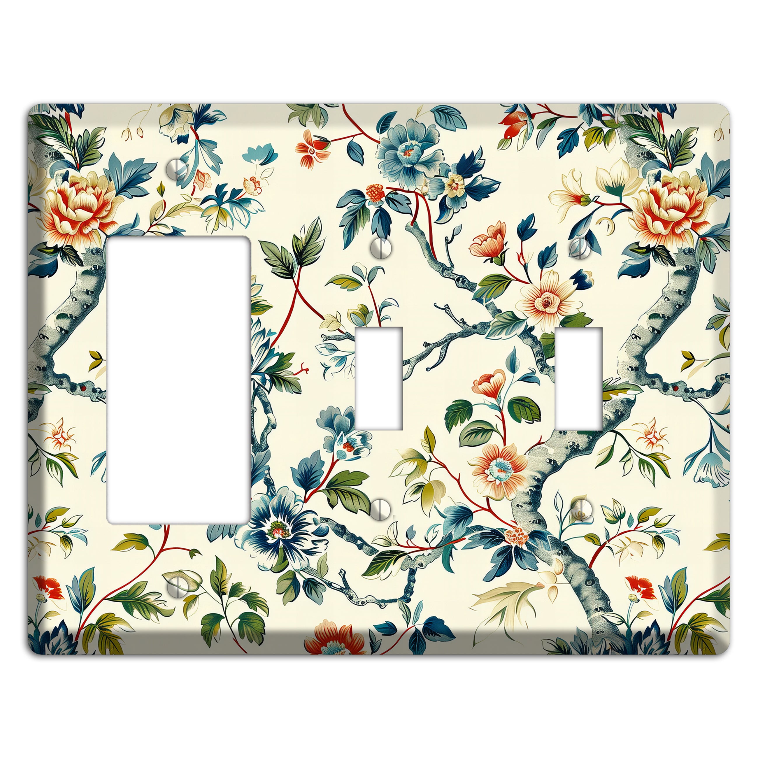 Wandering Bough Rocker / 2 Toggle Wallplate