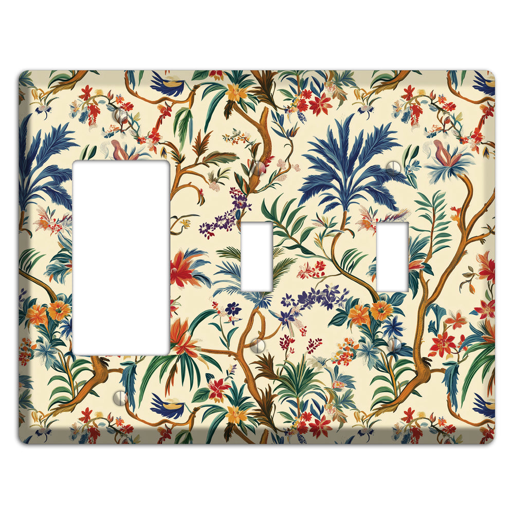Wandering Canopy Rocker / 2 Toggle Wallplate