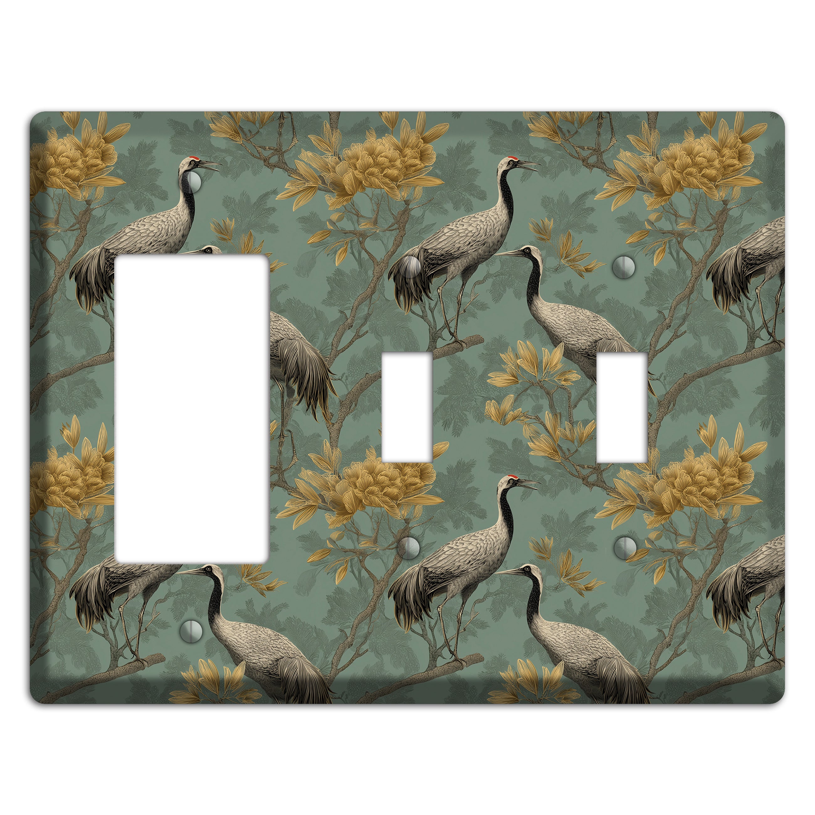 Sage Garden Vigil Rocker / 2 Toggle Wallplate