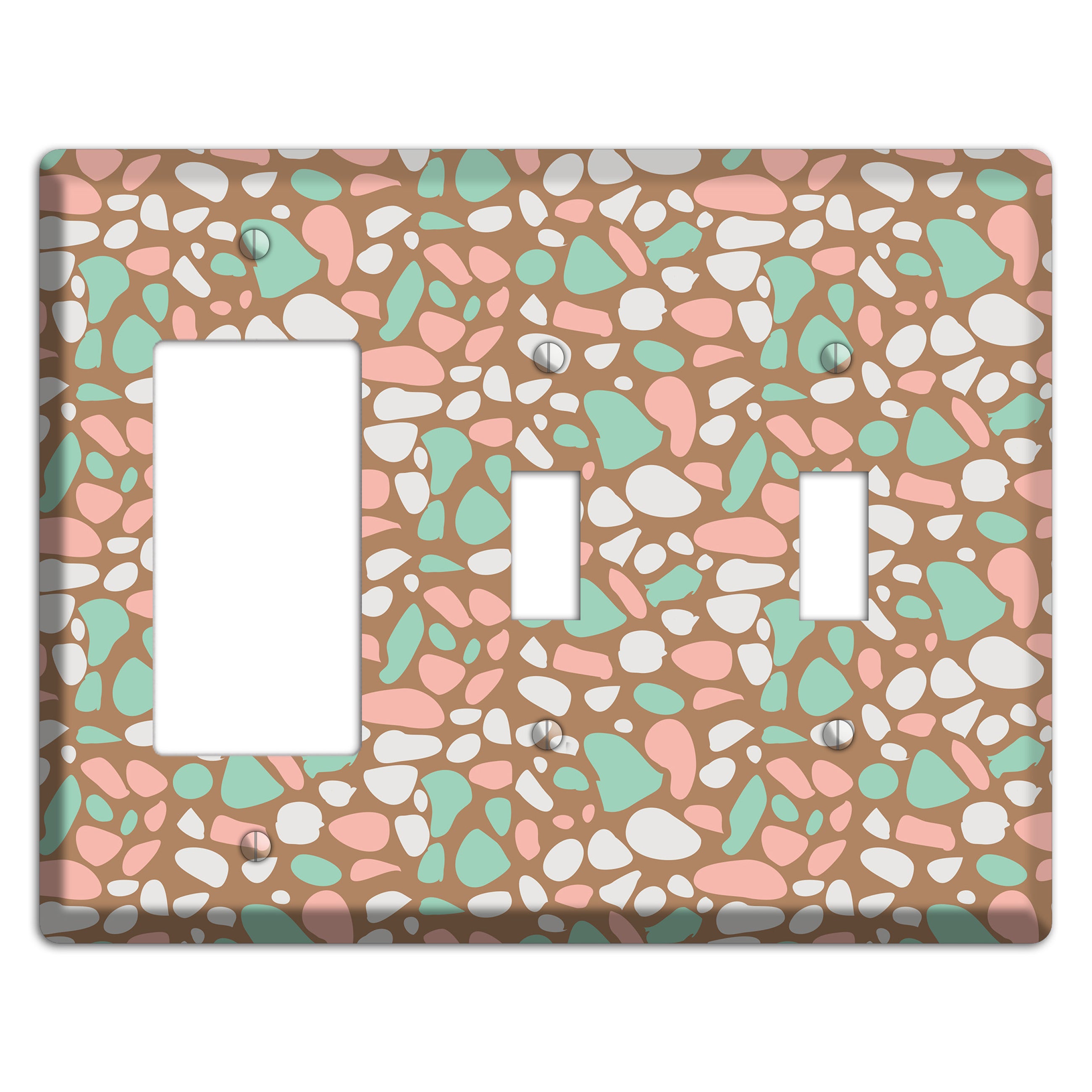 Ginger Mint Chip Rocker / 2 Toggle Wallplate