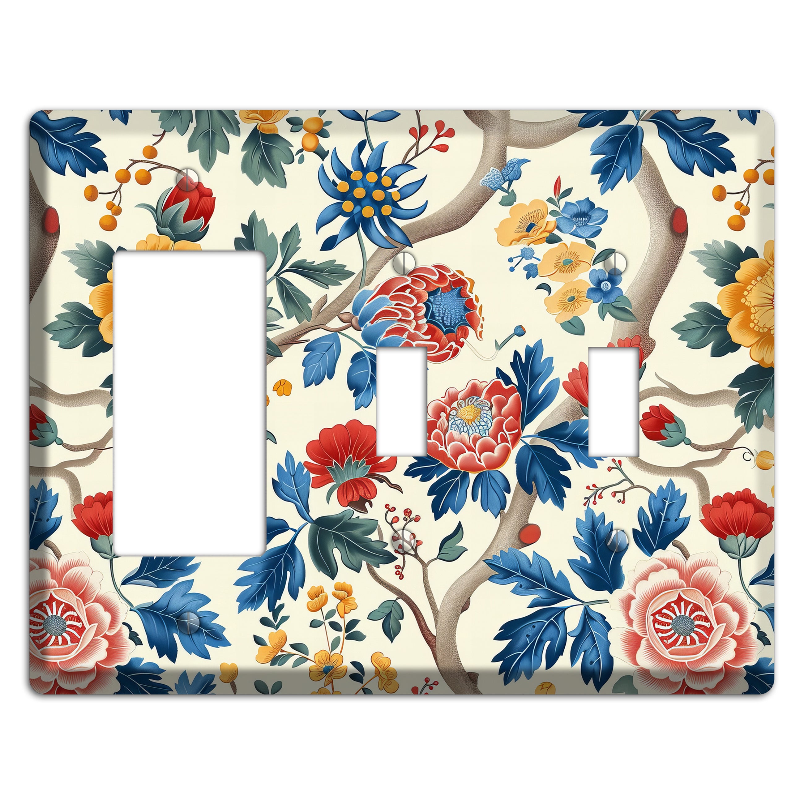 Tangled Bower Fête Rocker / 2 Toggle Wallplate