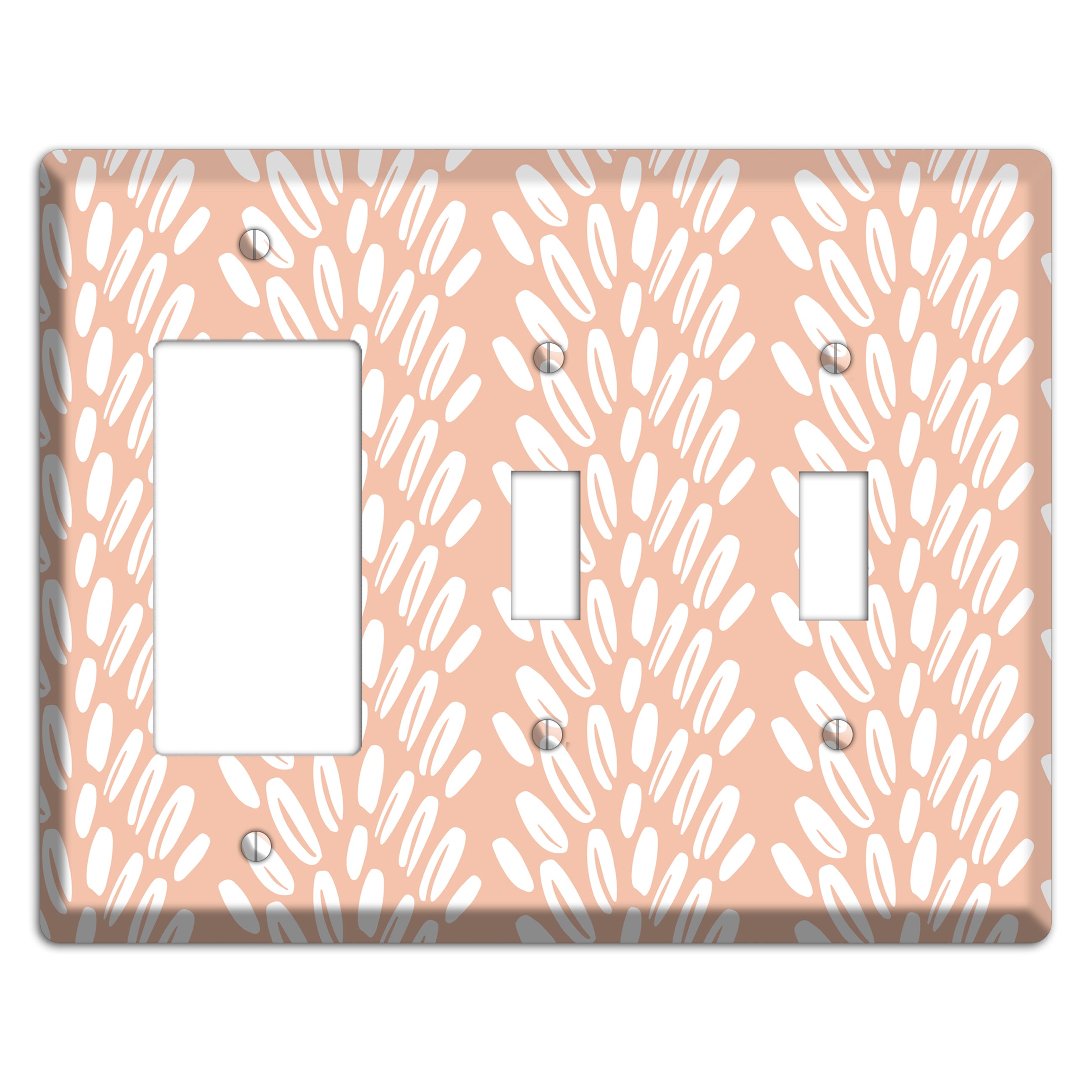 Harvest Plume Rise Rocker / 2 Toggle Wallplate