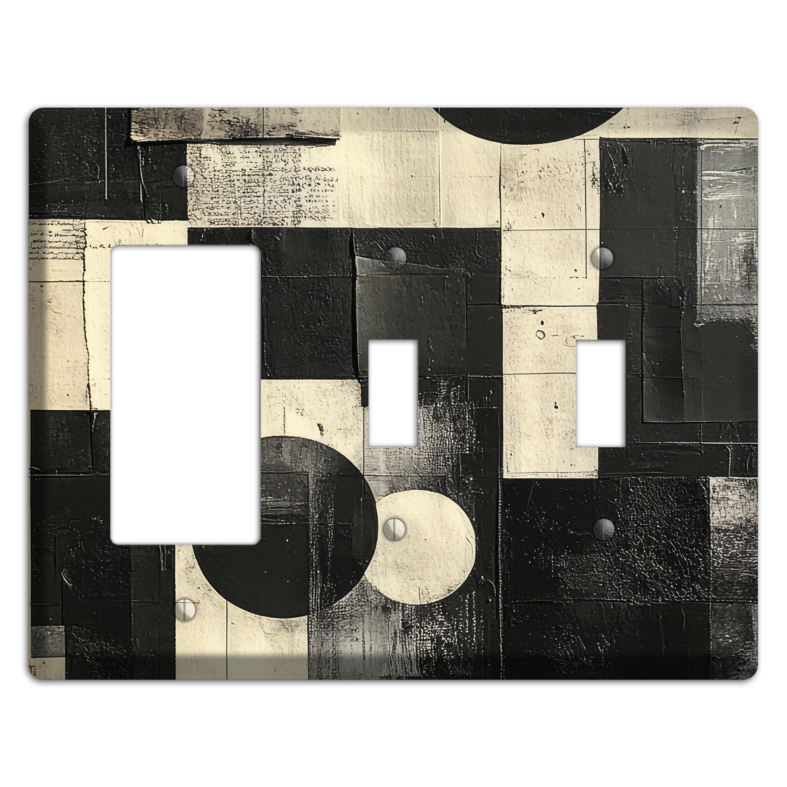 Untitled Design Rocker / 2 Toggle Wallplate