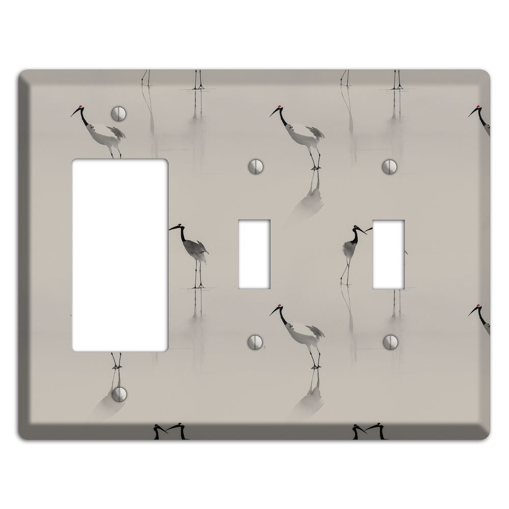 Mist & Mirror Vigil Rocker / 2 Toggle Wallplate