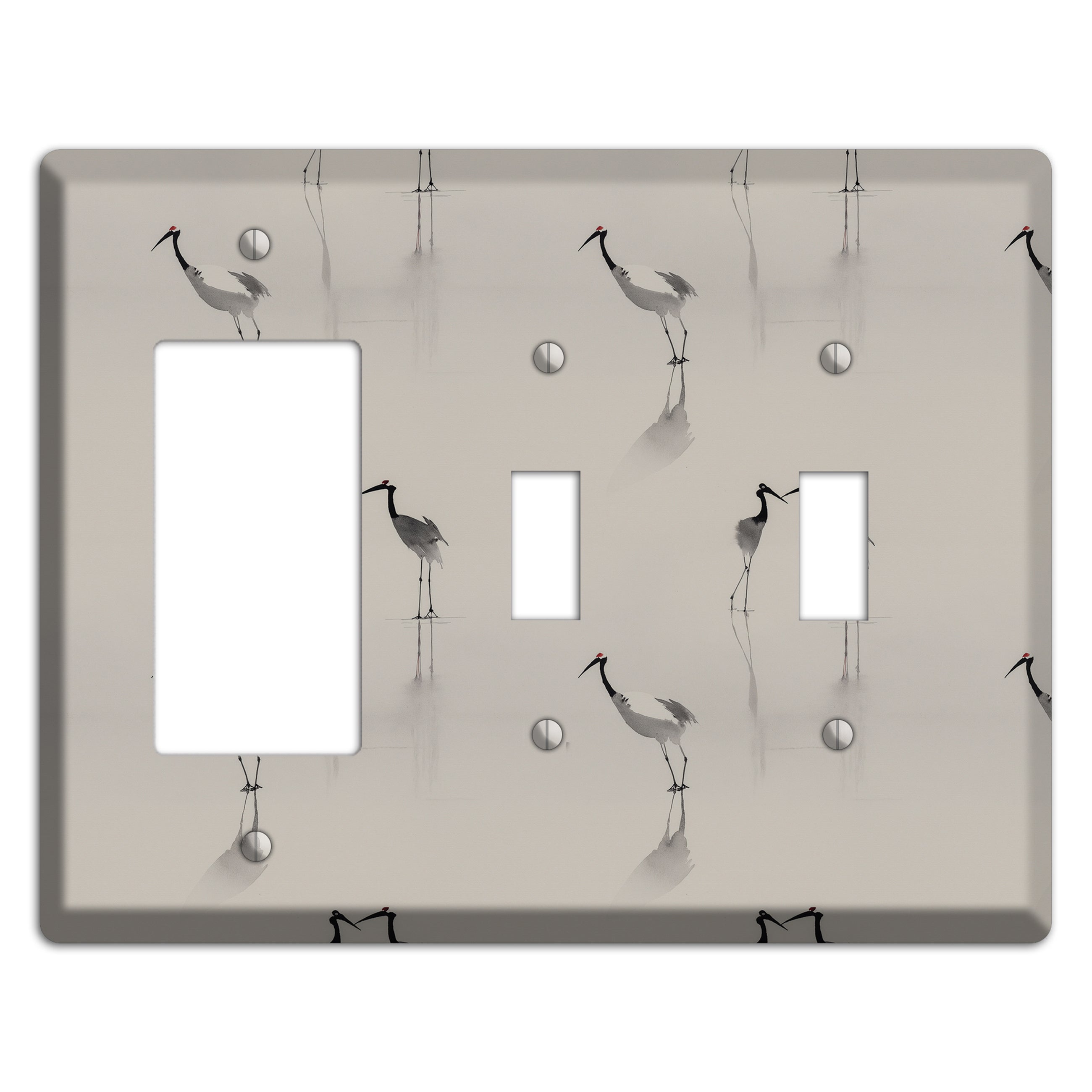 Mist & Mirror Vigil Rocker / 2 Toggle Wallplate