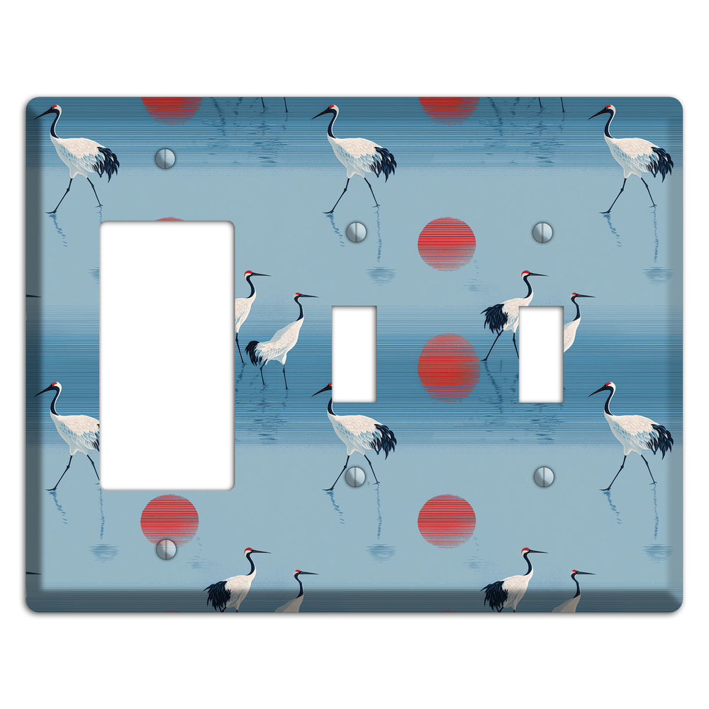 Scarlet Sun Shallows Rocker / 2 Toggle Wallplate
