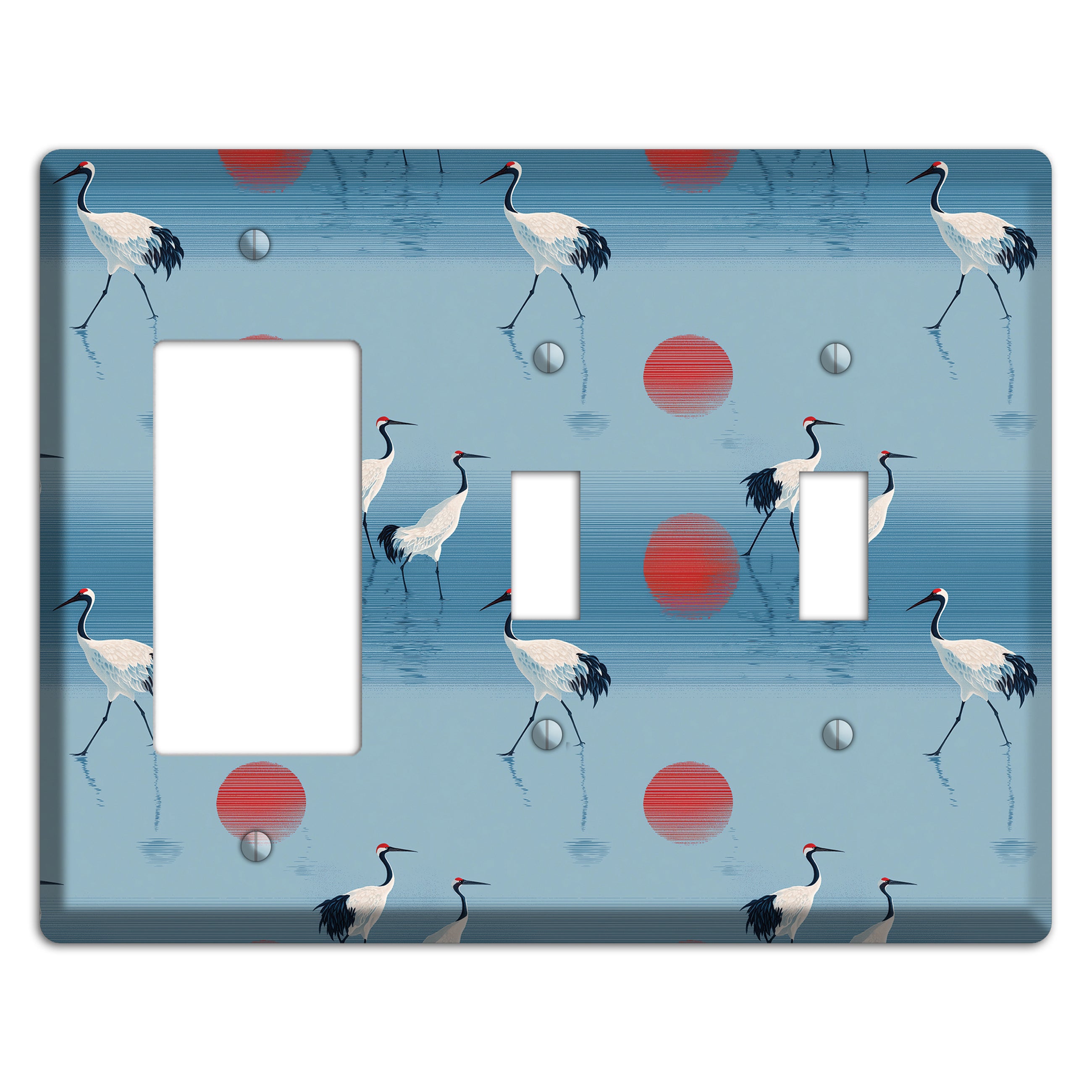 Scarlet Sun Shallows Rocker / 2 Toggle Wallplate
