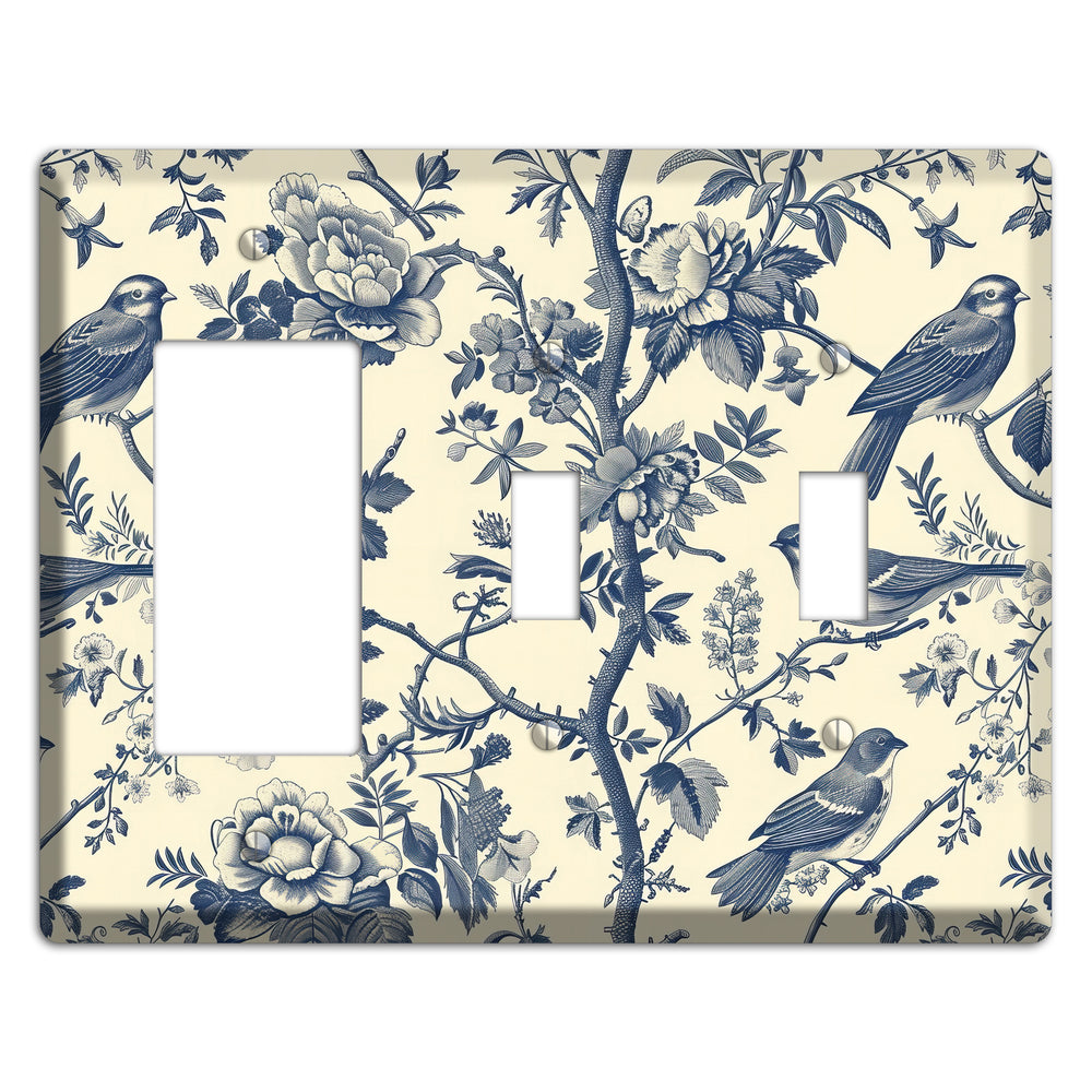 Garden Reverie Rocker / 2 Toggle Wallplate