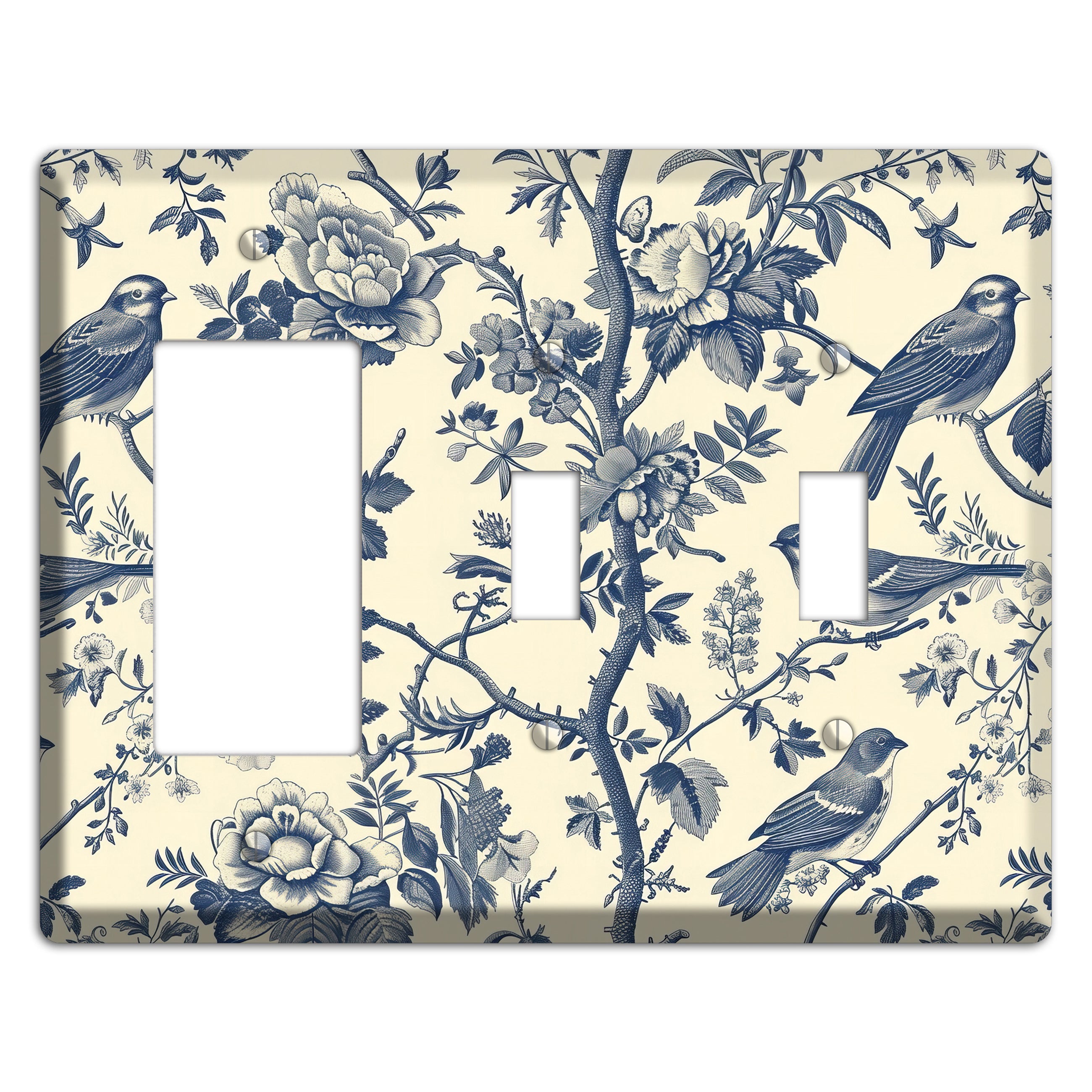 Garden Reverie Rocker / 2 Toggle Wallplate