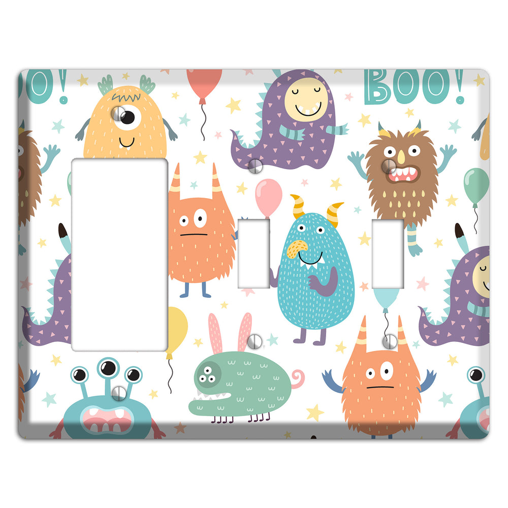 Monster Mash Rocker / 2 Toggle Wallplate