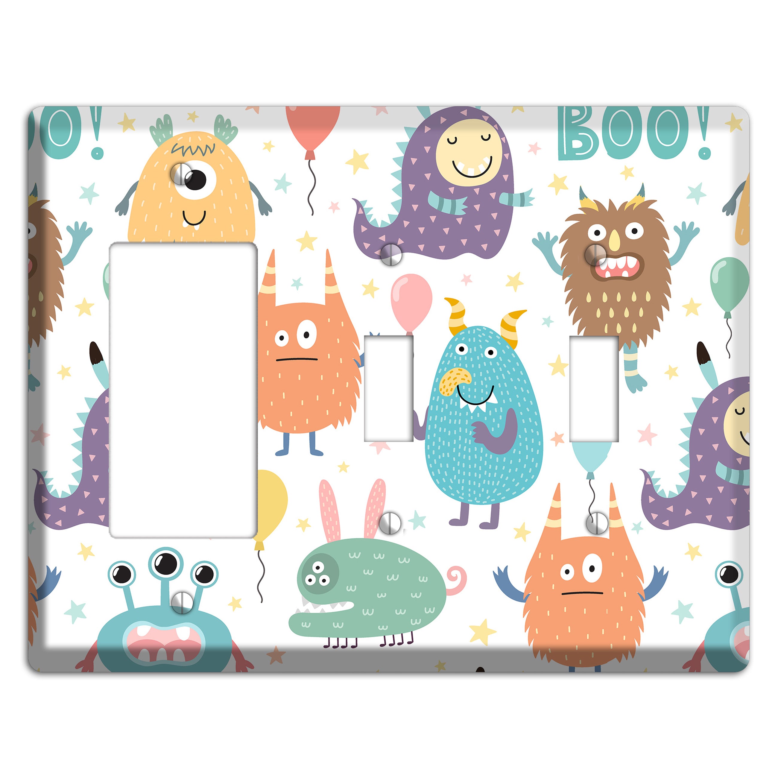 Monster Mash Rocker / 2 Toggle Wallplate