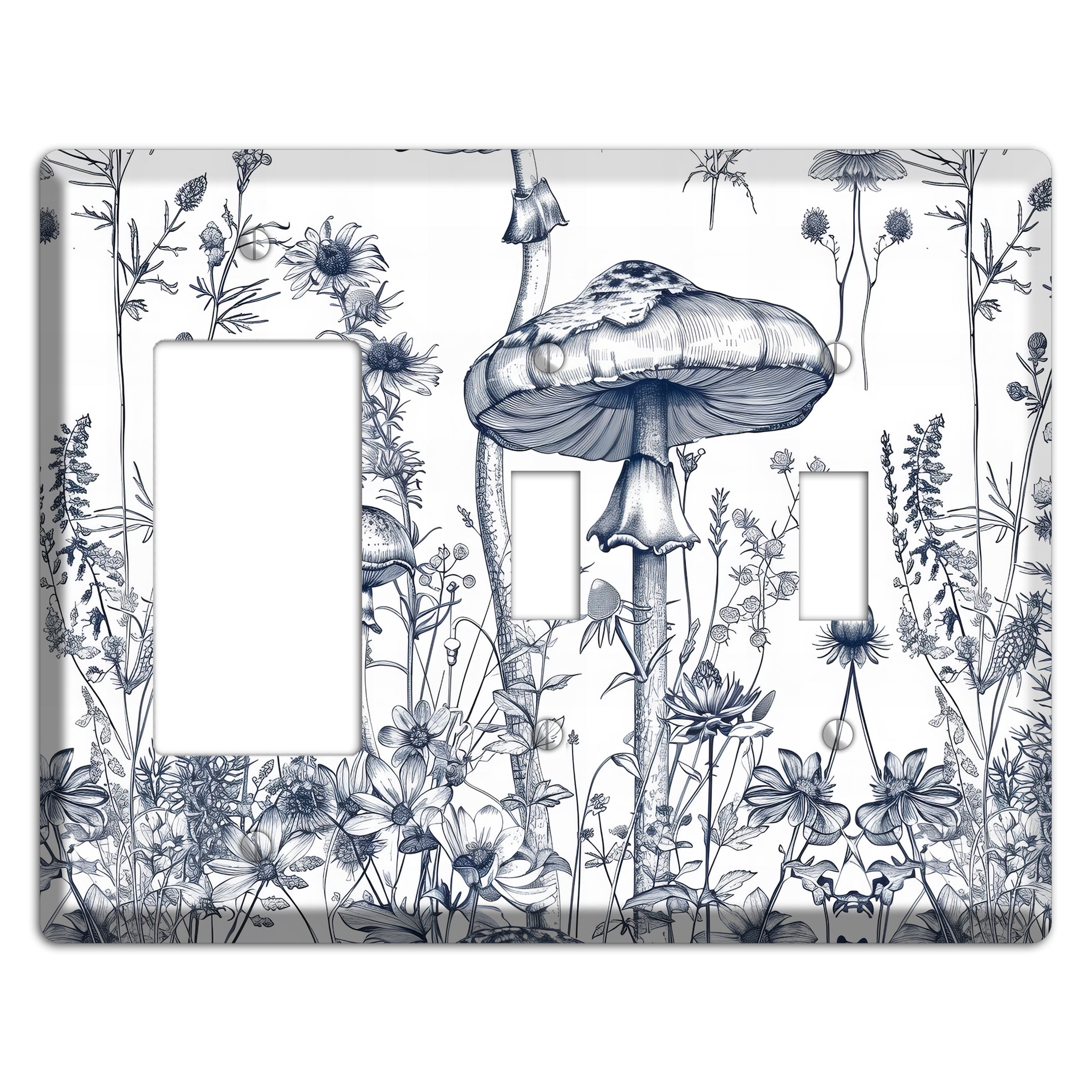 Forager's Meadow Spell Rocker / 2 Toggle Wallplate