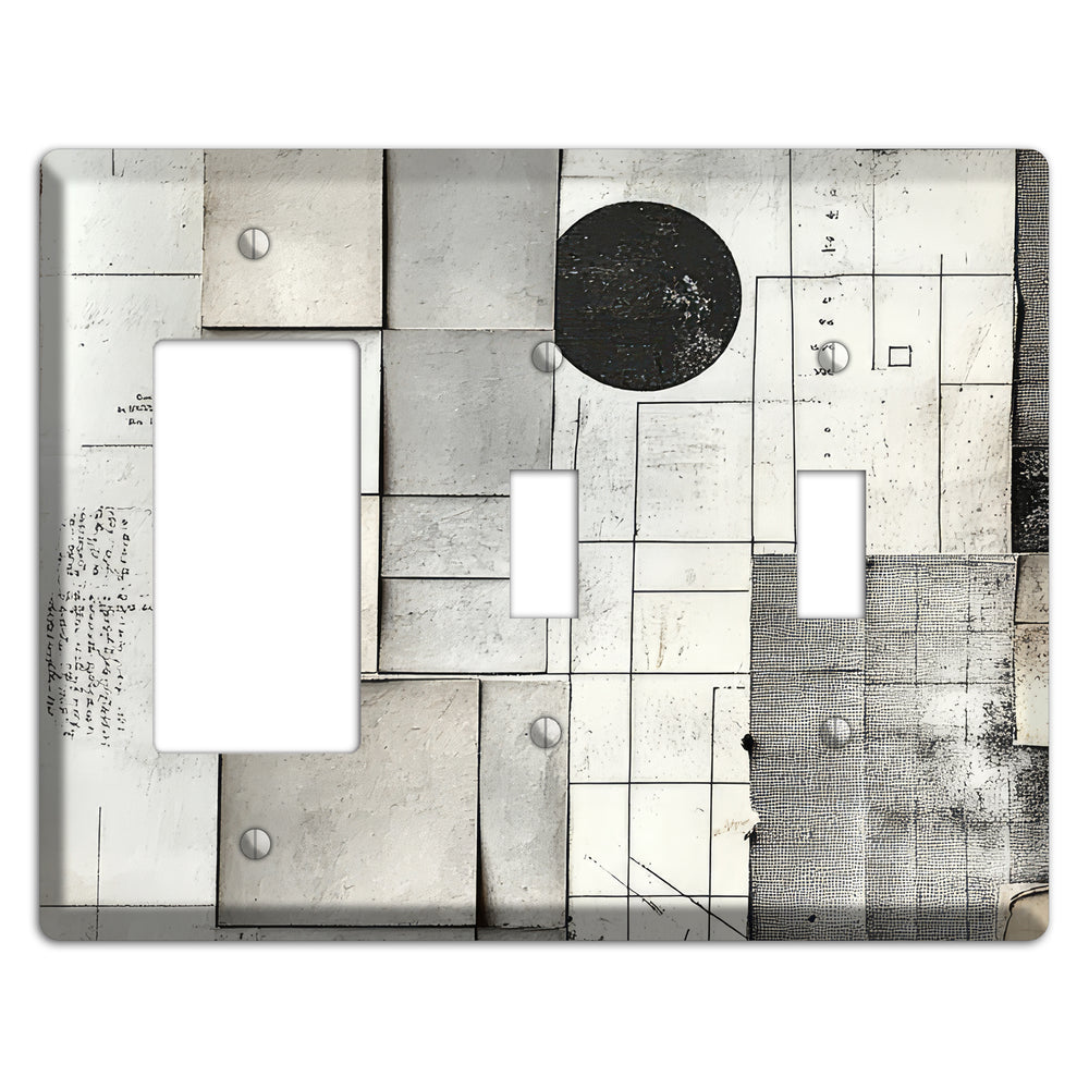 Cartographer's Quiet Ruin Rocker / 2 Toggle Wallplate