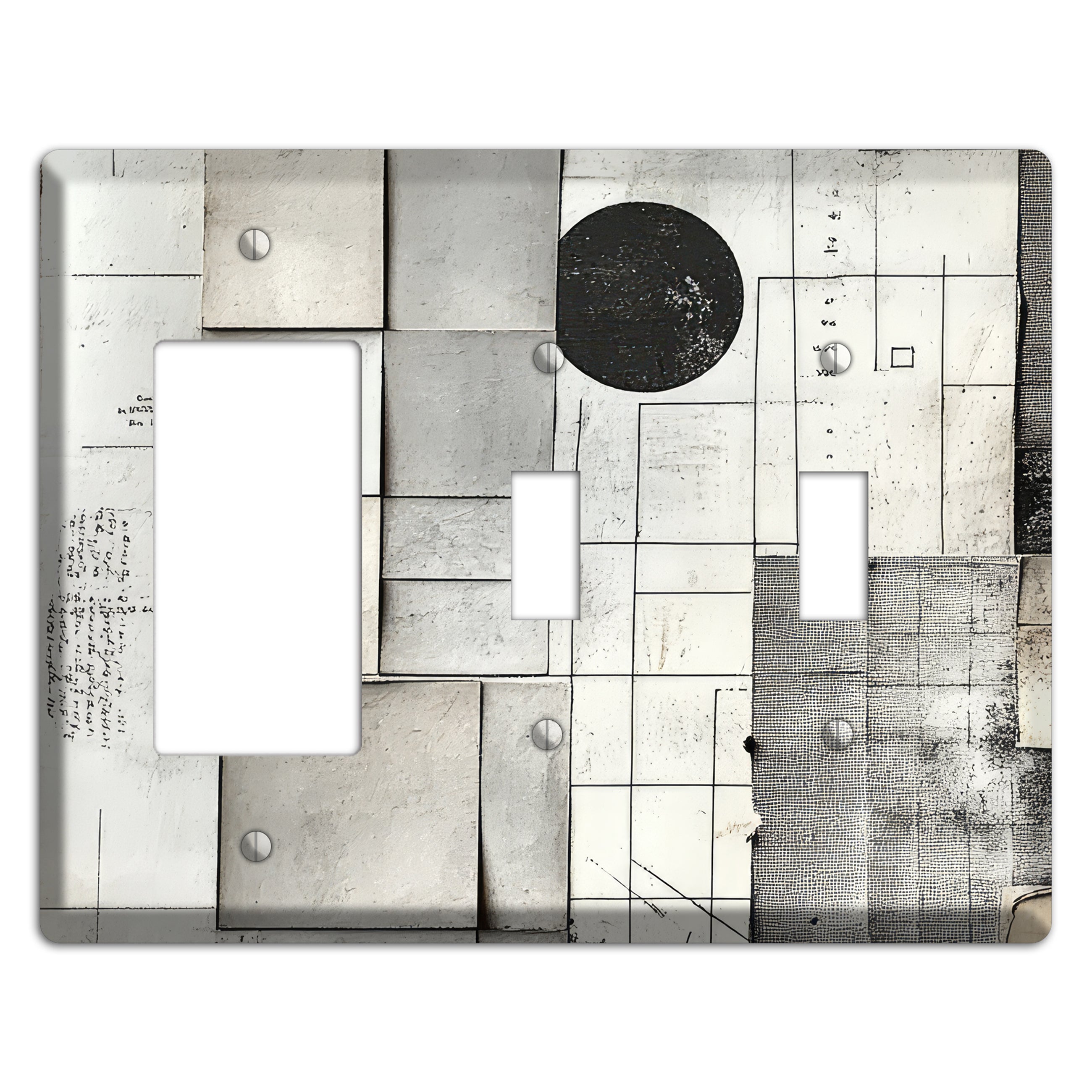 Cartographer's Quiet Ruin Rocker / 2 Toggle Wallplate