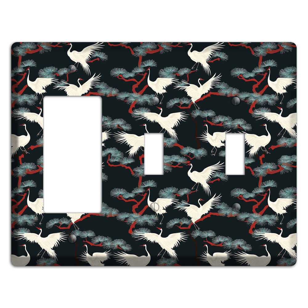 Obsidian Pine Vigil Rocker / 2 Toggle Wallplate