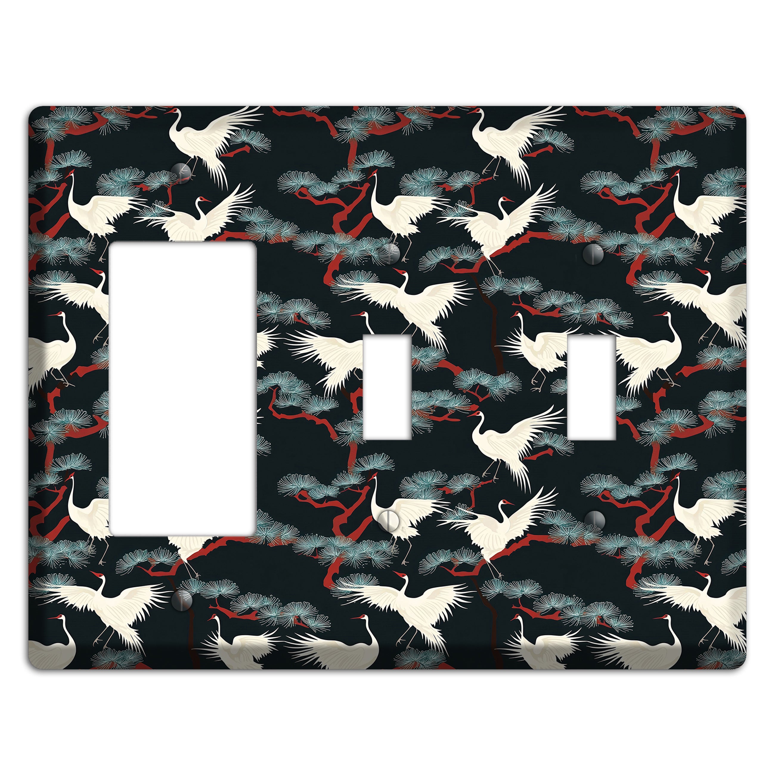 Obsidian Pine Vigil Rocker / 2 Toggle Wallplate