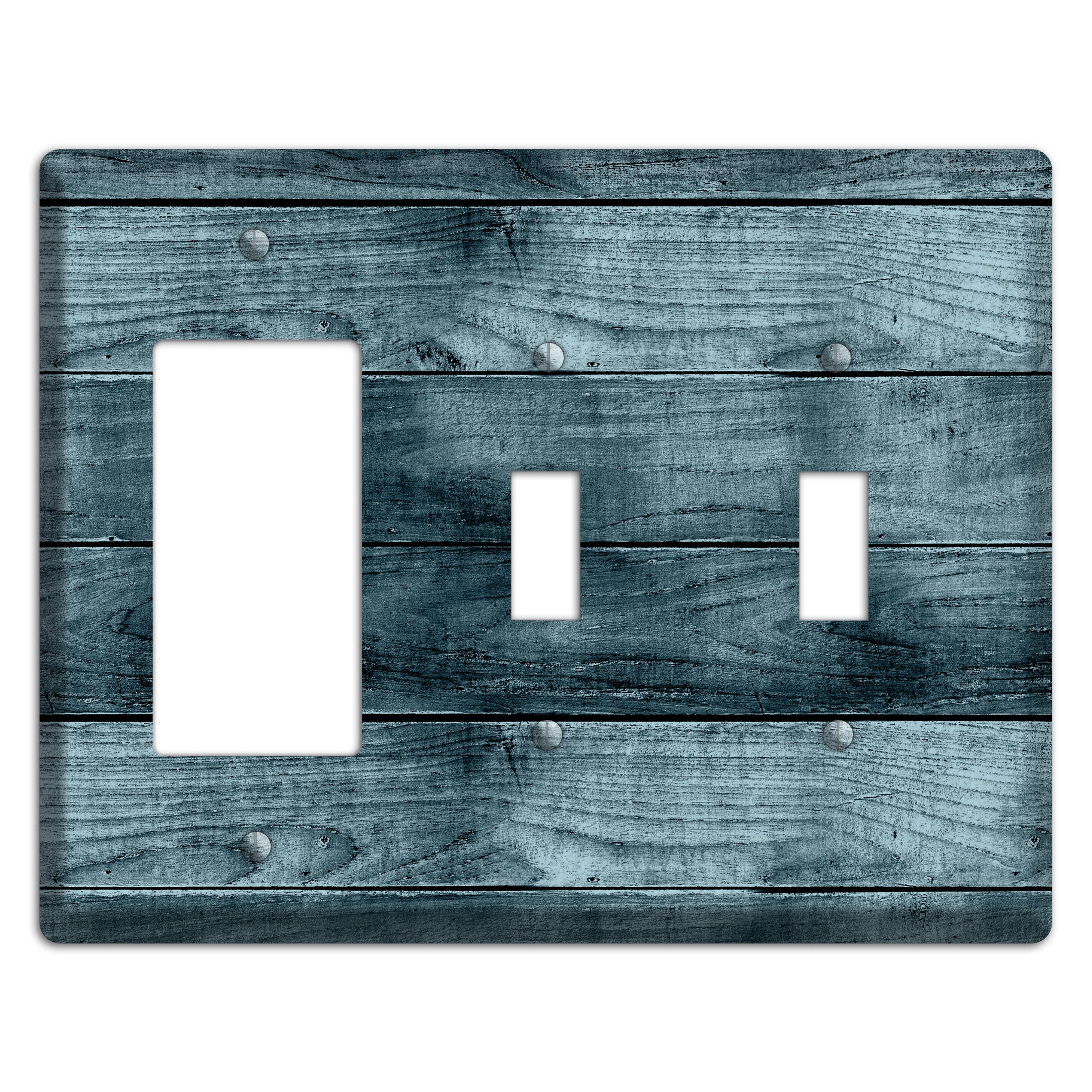 Bluewater Boards Rocker / 2 Toggle Wallplate