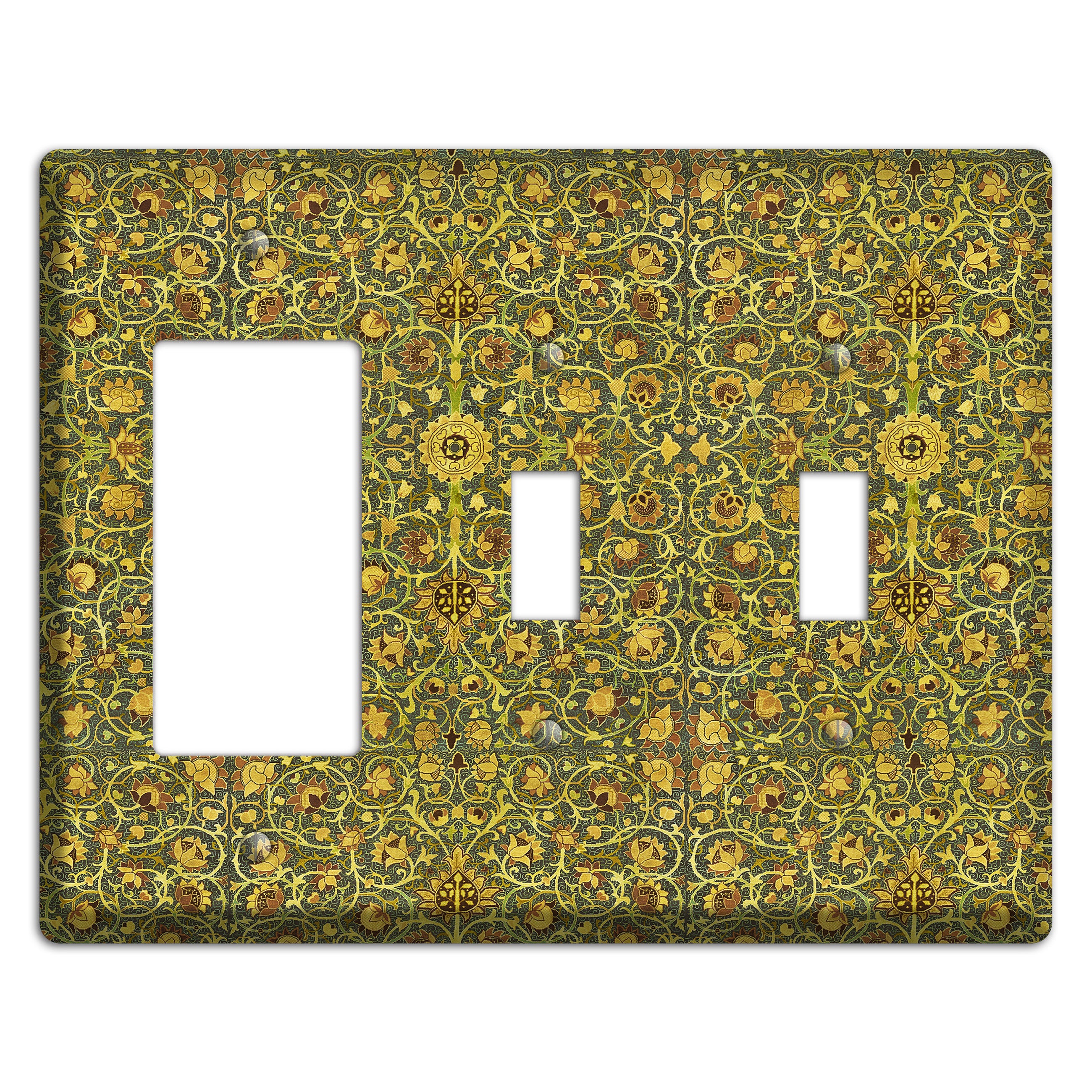 Heirloom Vinework Rocker / 2 Toggle Wallplate