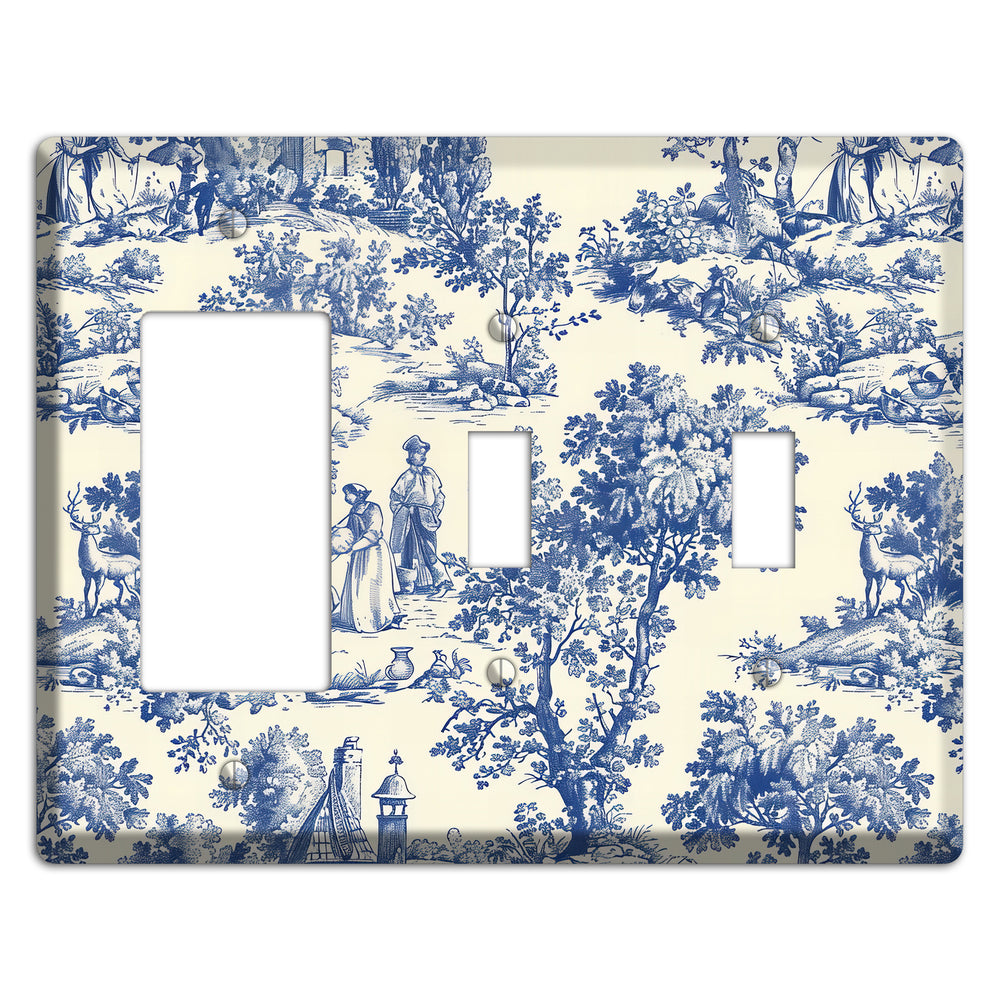 Pastoral Reverie Rocker / 2 Toggle Wallplate