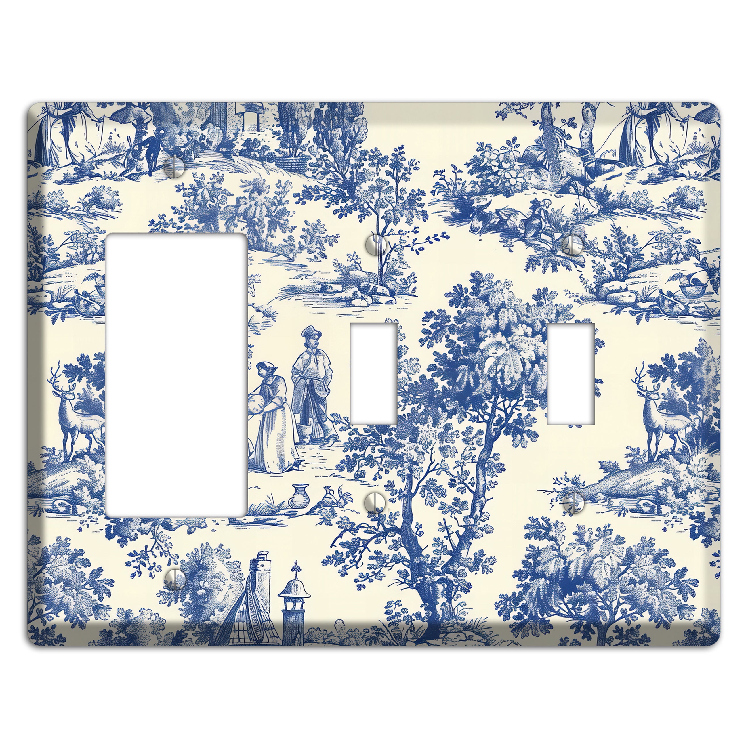 Pastoral Reverie Rocker / 2 Toggle Wallplate